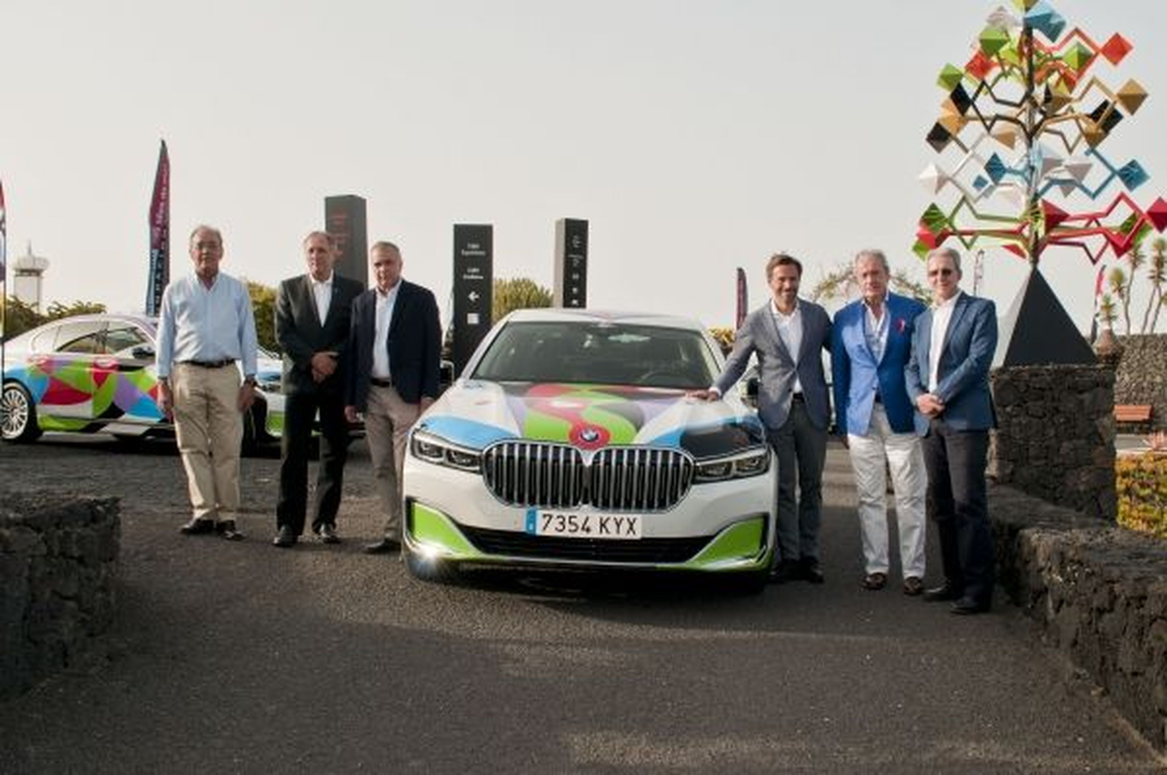 El Art Car de César Manrique cobra vida en el nuevo BMW Serie 7 para conmemorar su centenario