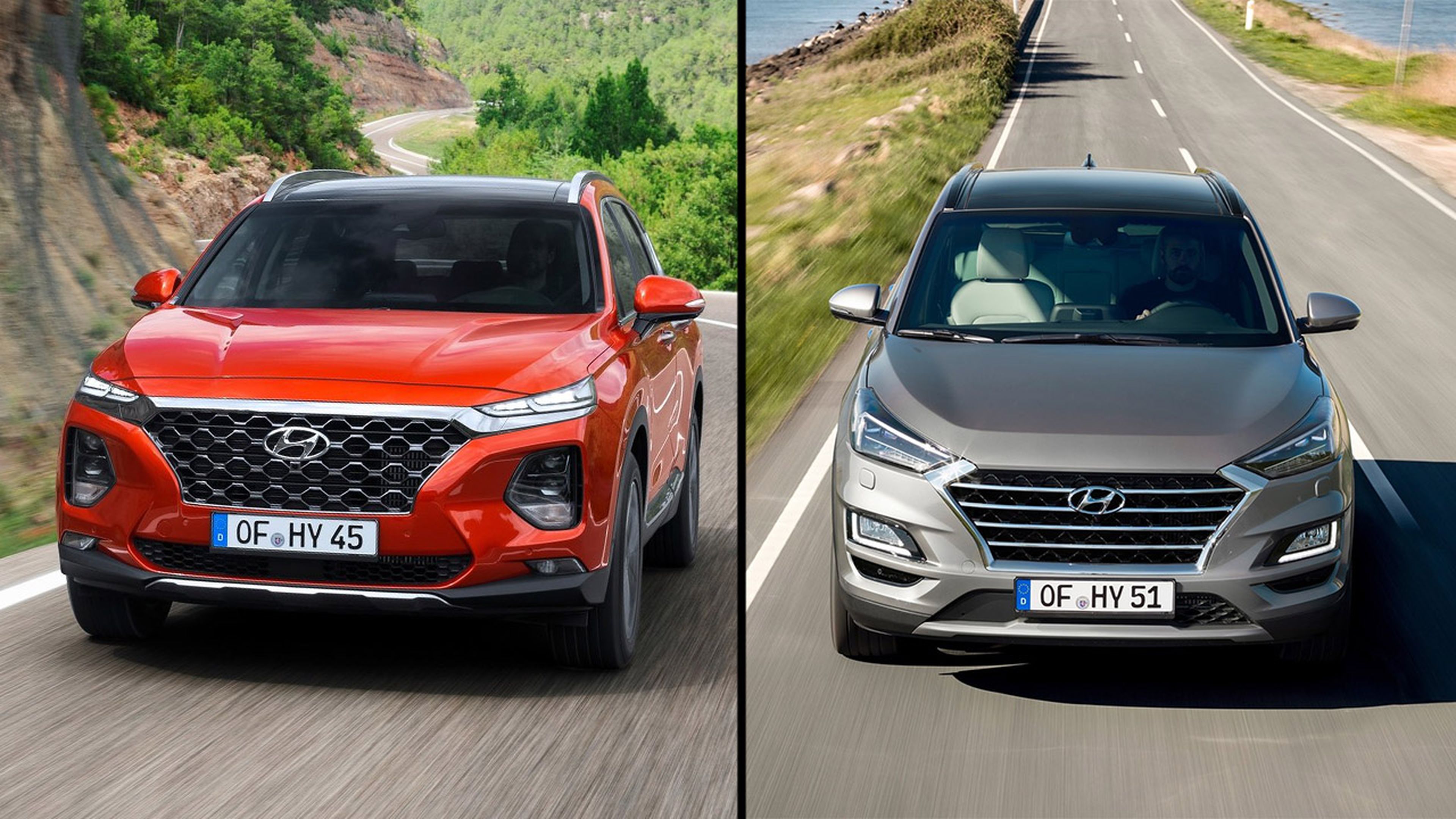 diferencias Hyundai Santa Fe vs Hyundai Tucson