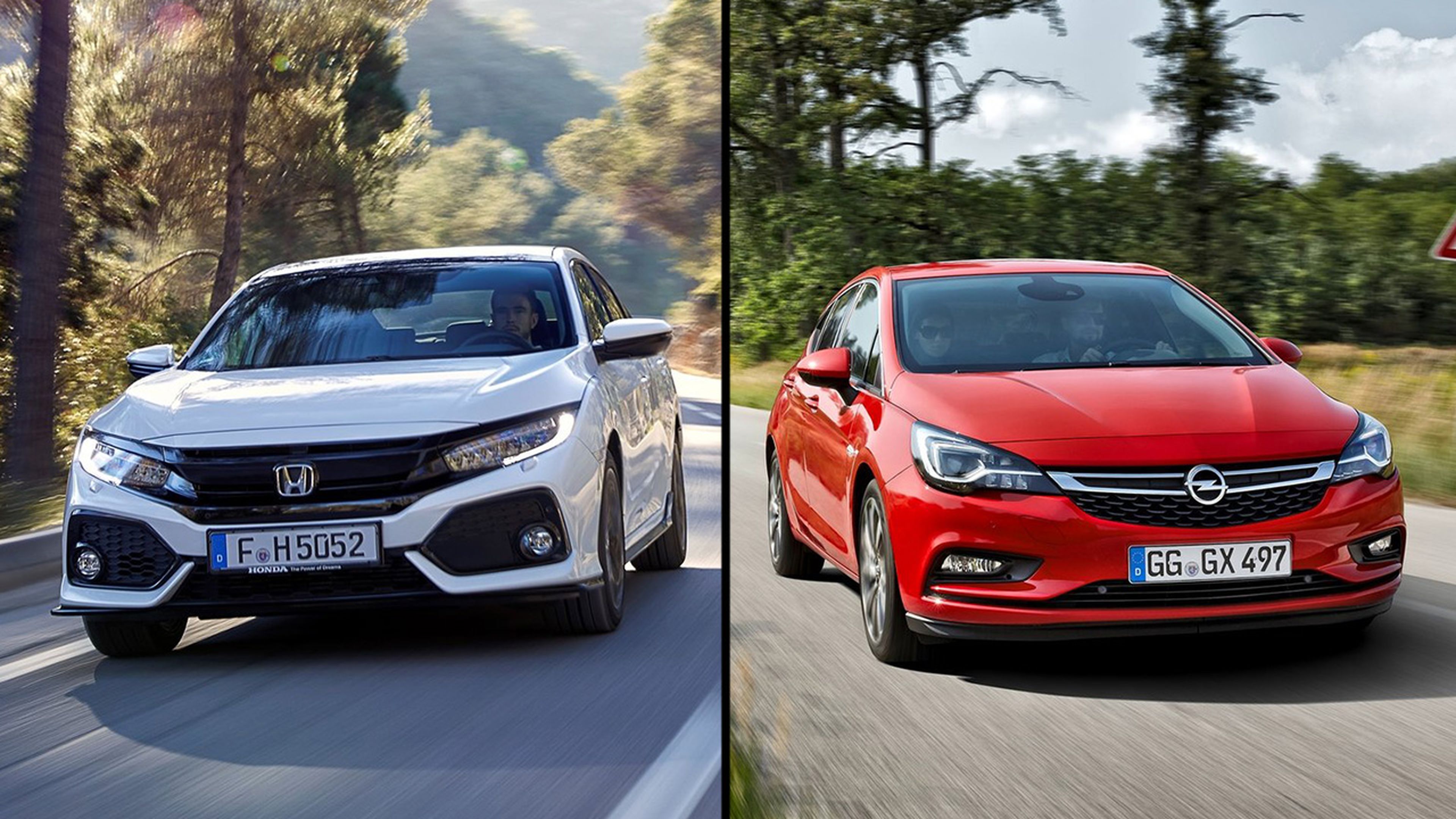 Honda Civic vs Opel Astra