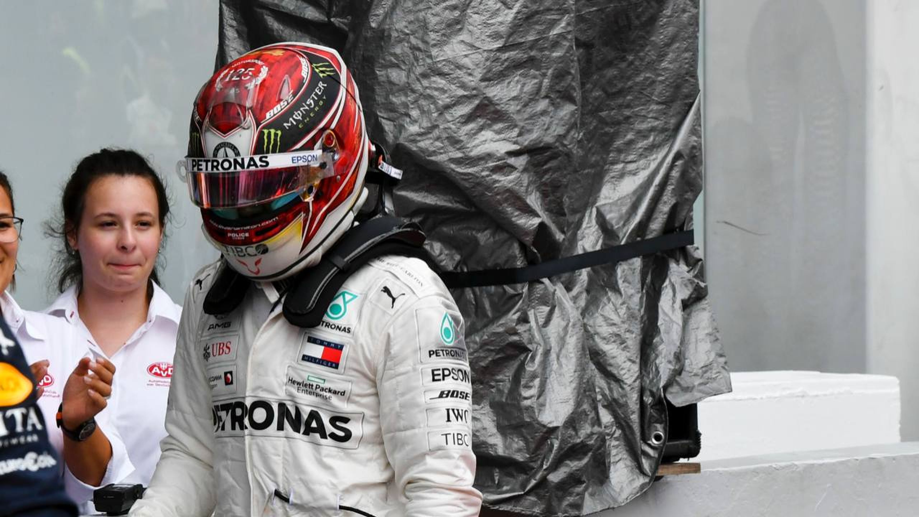 Lewis Hamiltone en el GP de Alemania