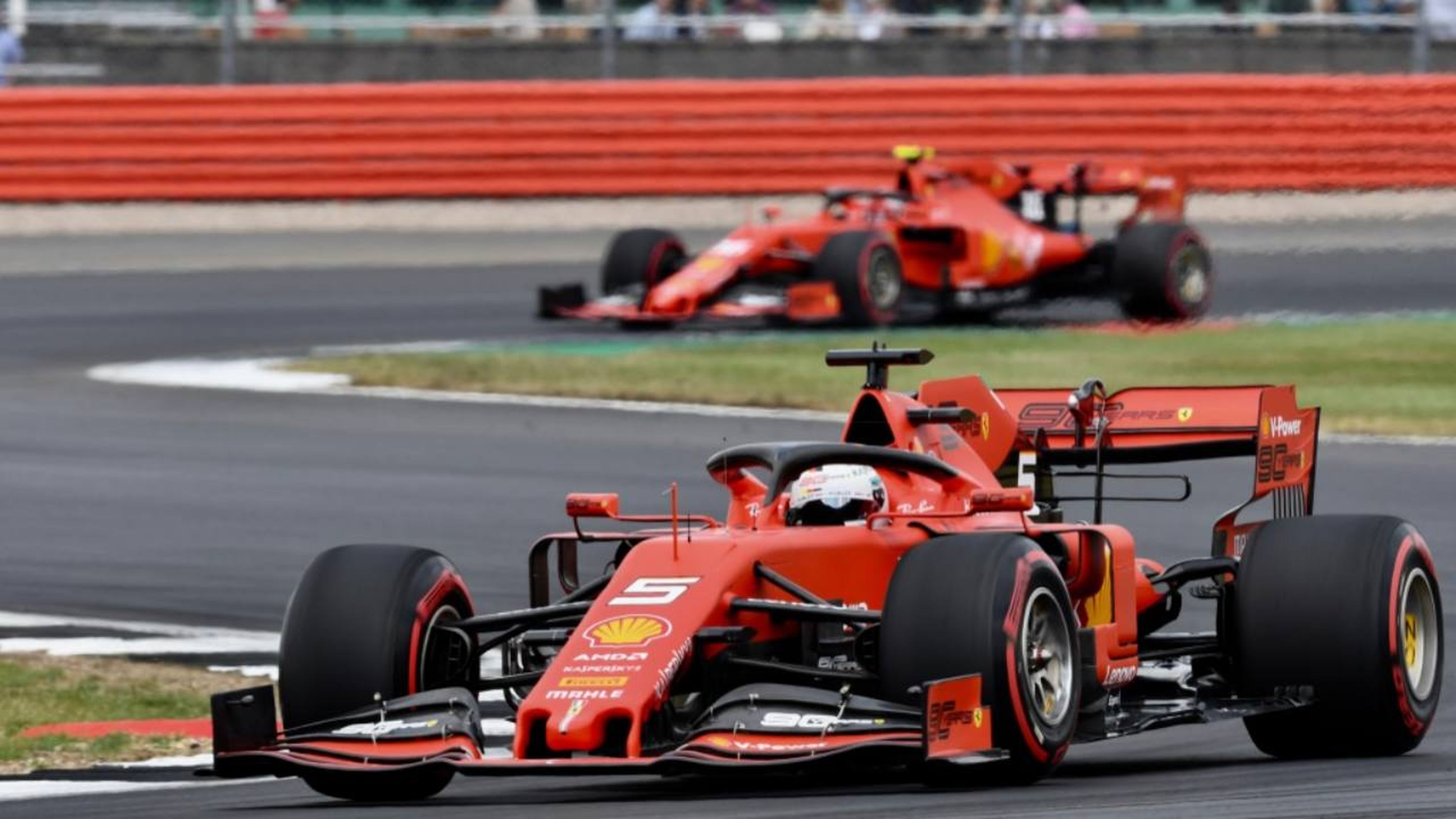 Vettel y Leclerc