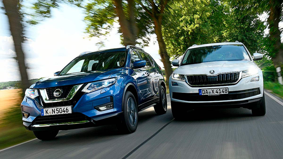 Comparativa Nissan X Trail Vs Skoda Kodiaq Autobild Es