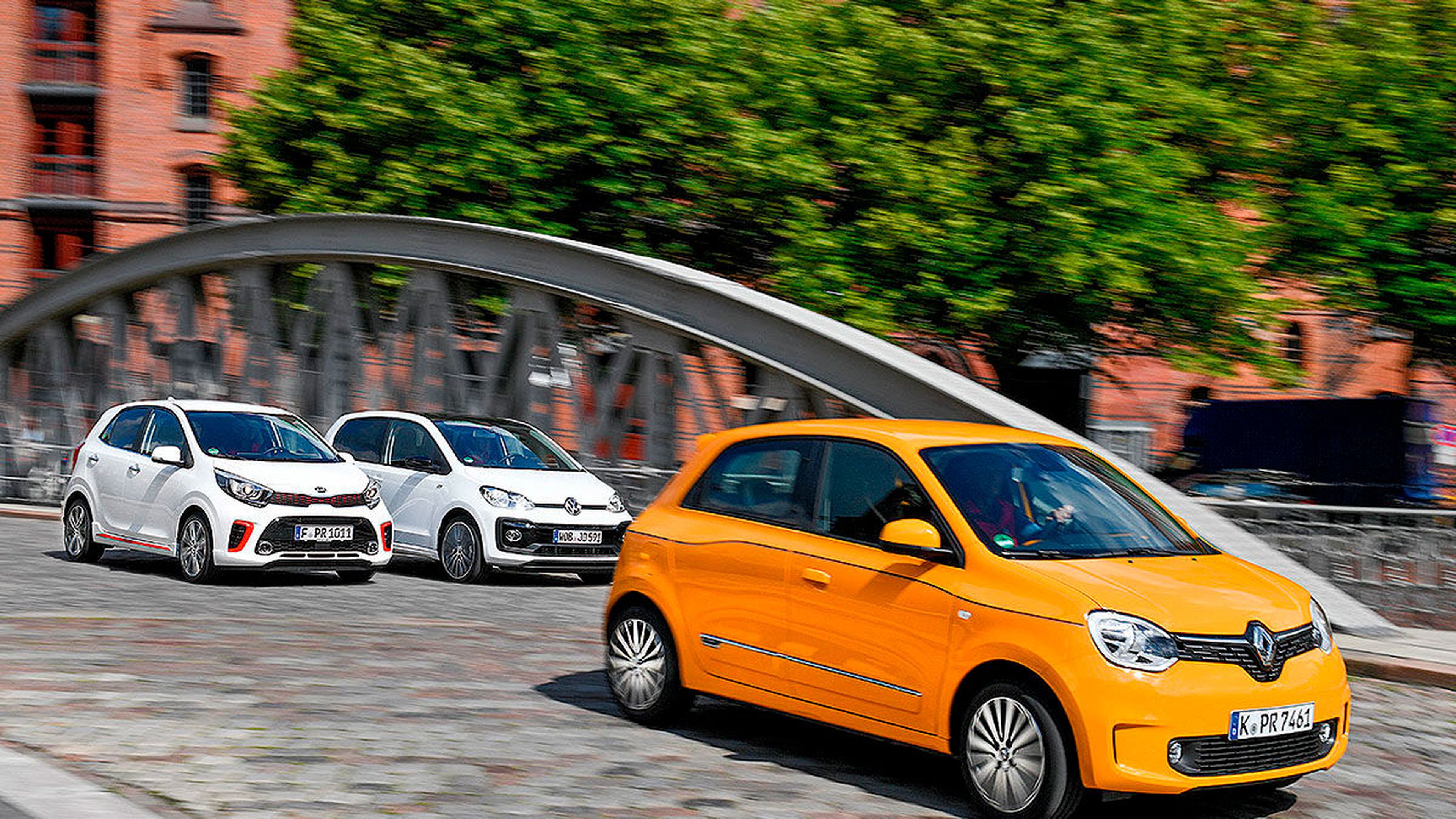 Comparativa: Renault Twingo vs Kia Picanto y Volkswagen Up