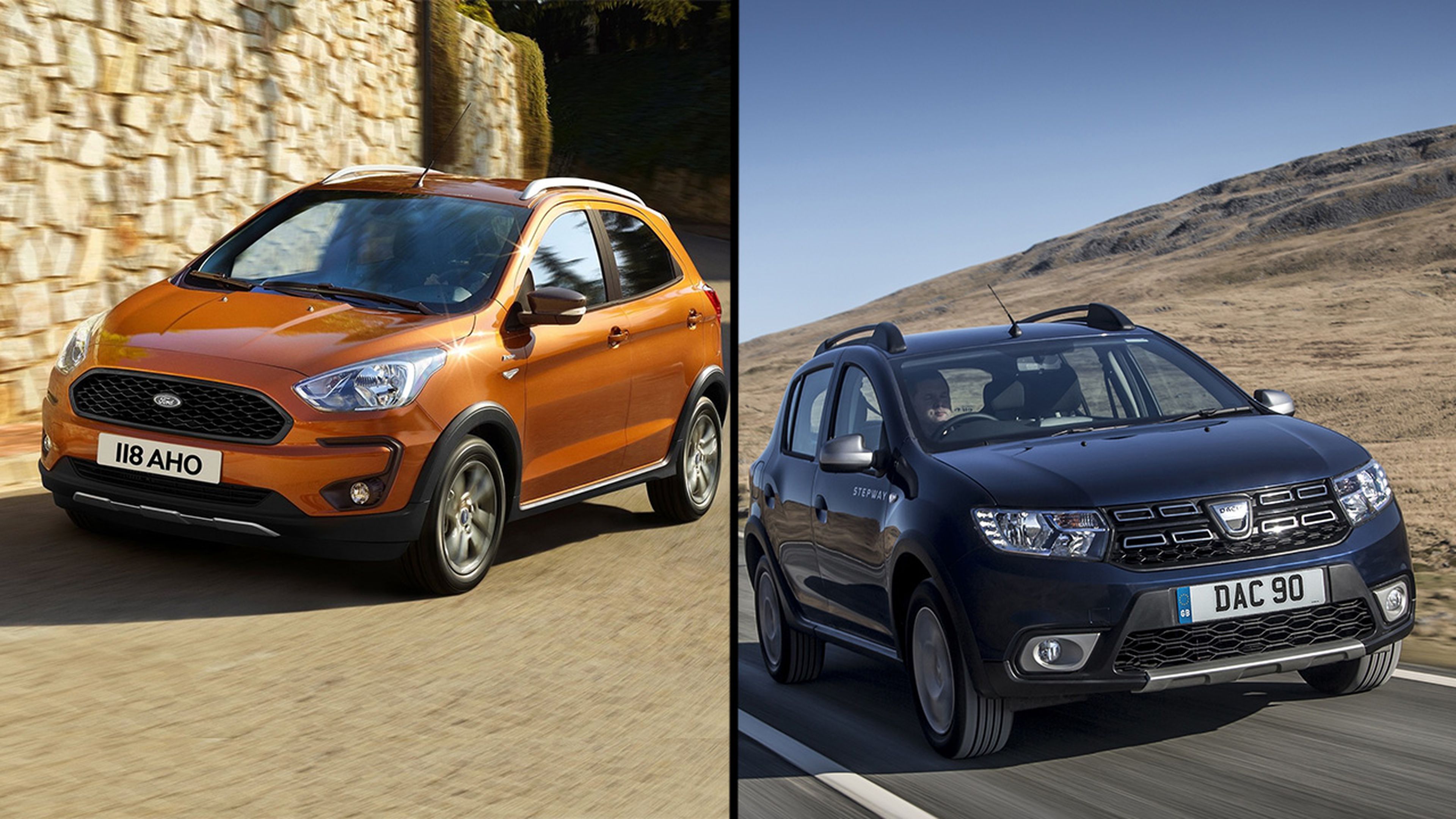 Dacia Sandero Stepway vs Ford Ka+ Active
