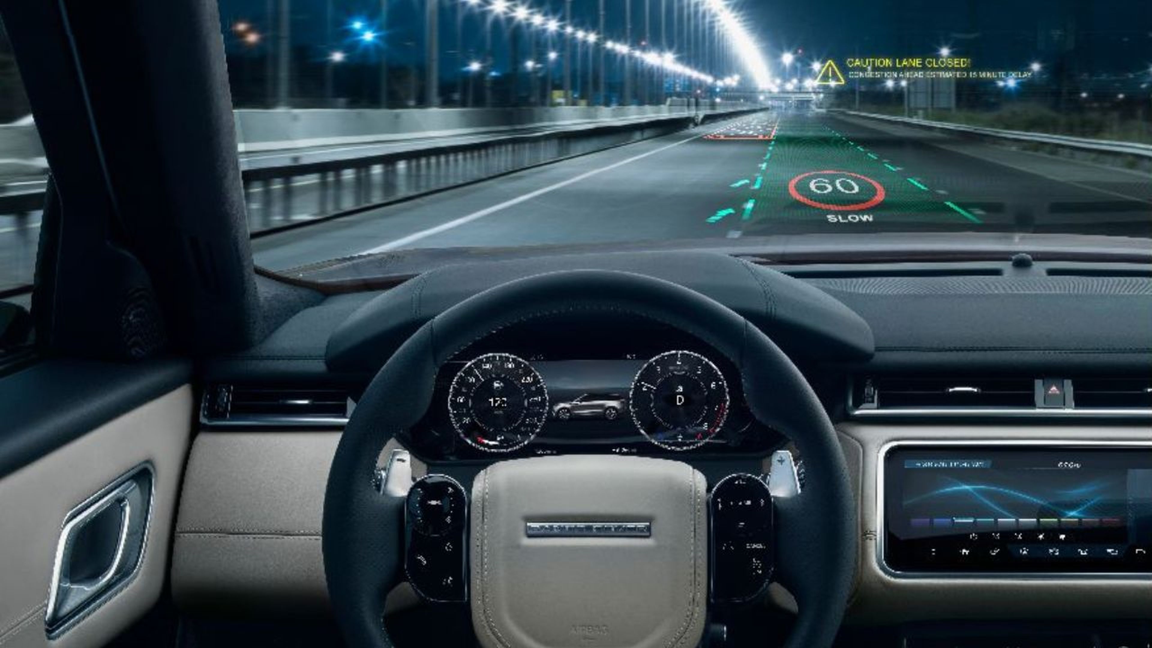 Head-Up Display 3D Jaguar-Land Rover