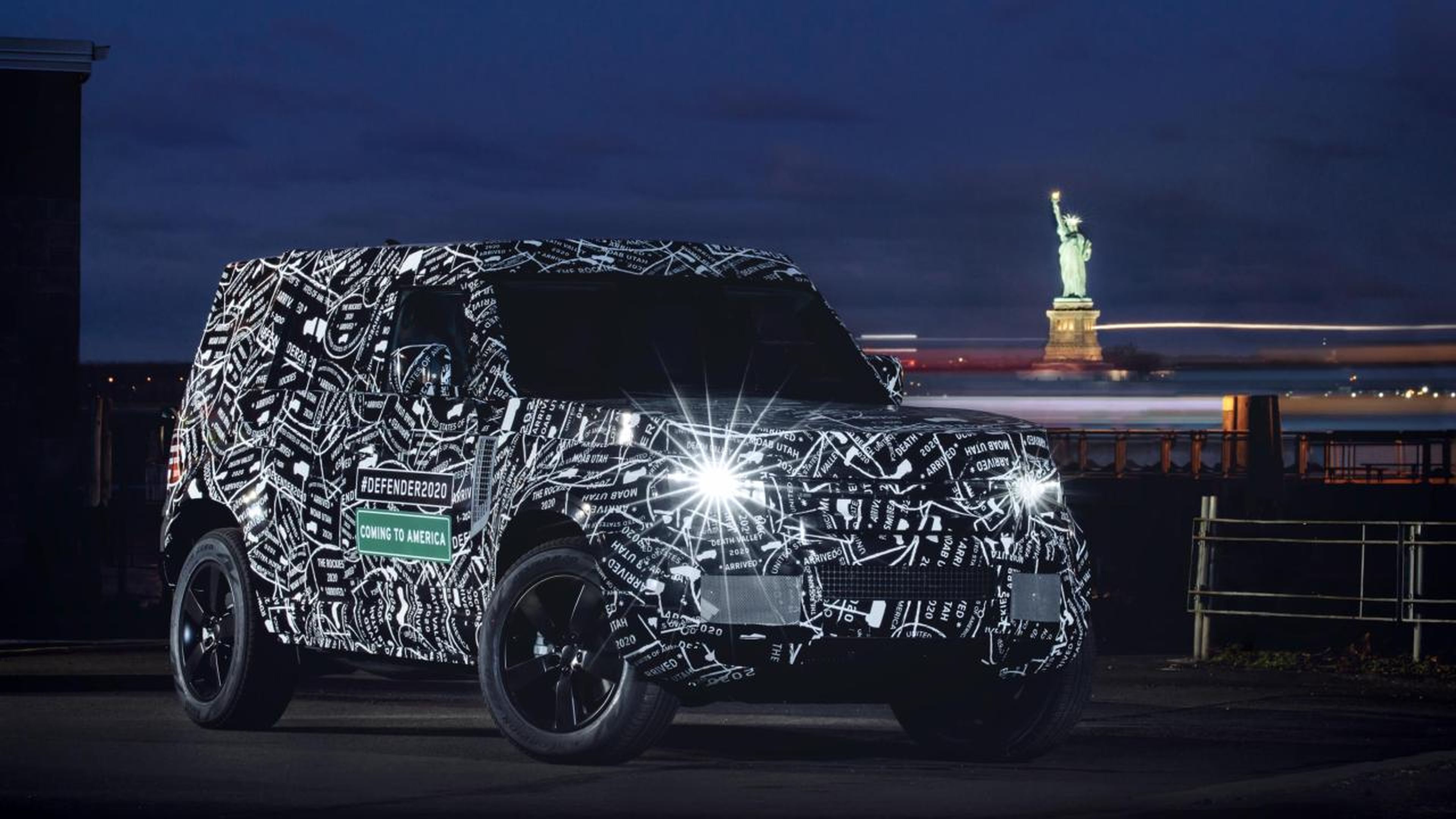 Teaser Land Rover Defender 2020