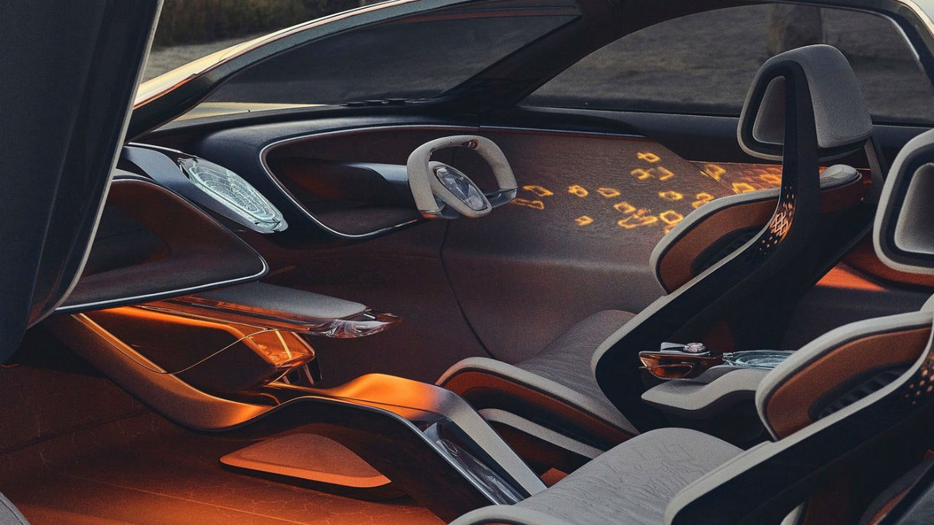 Interior del Bentley EXP 100 GT Concept.