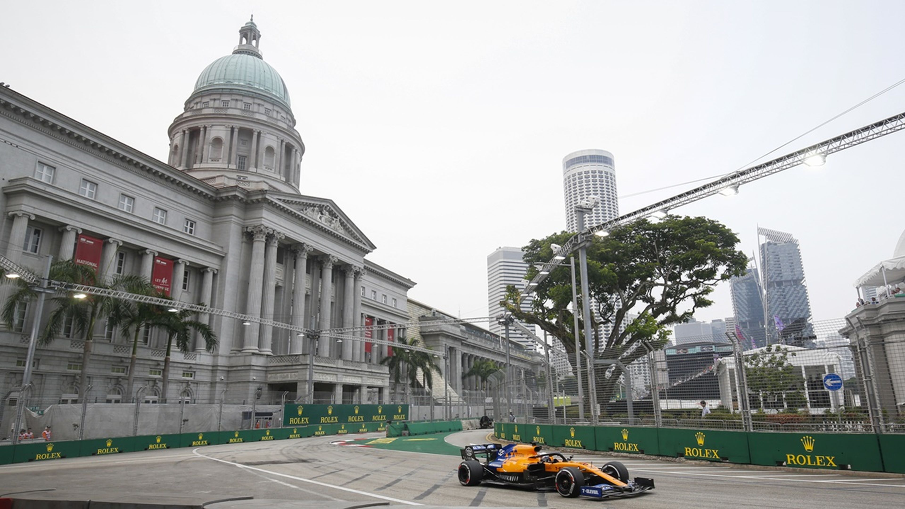Carlos Sainz en el Circuito de Singapur