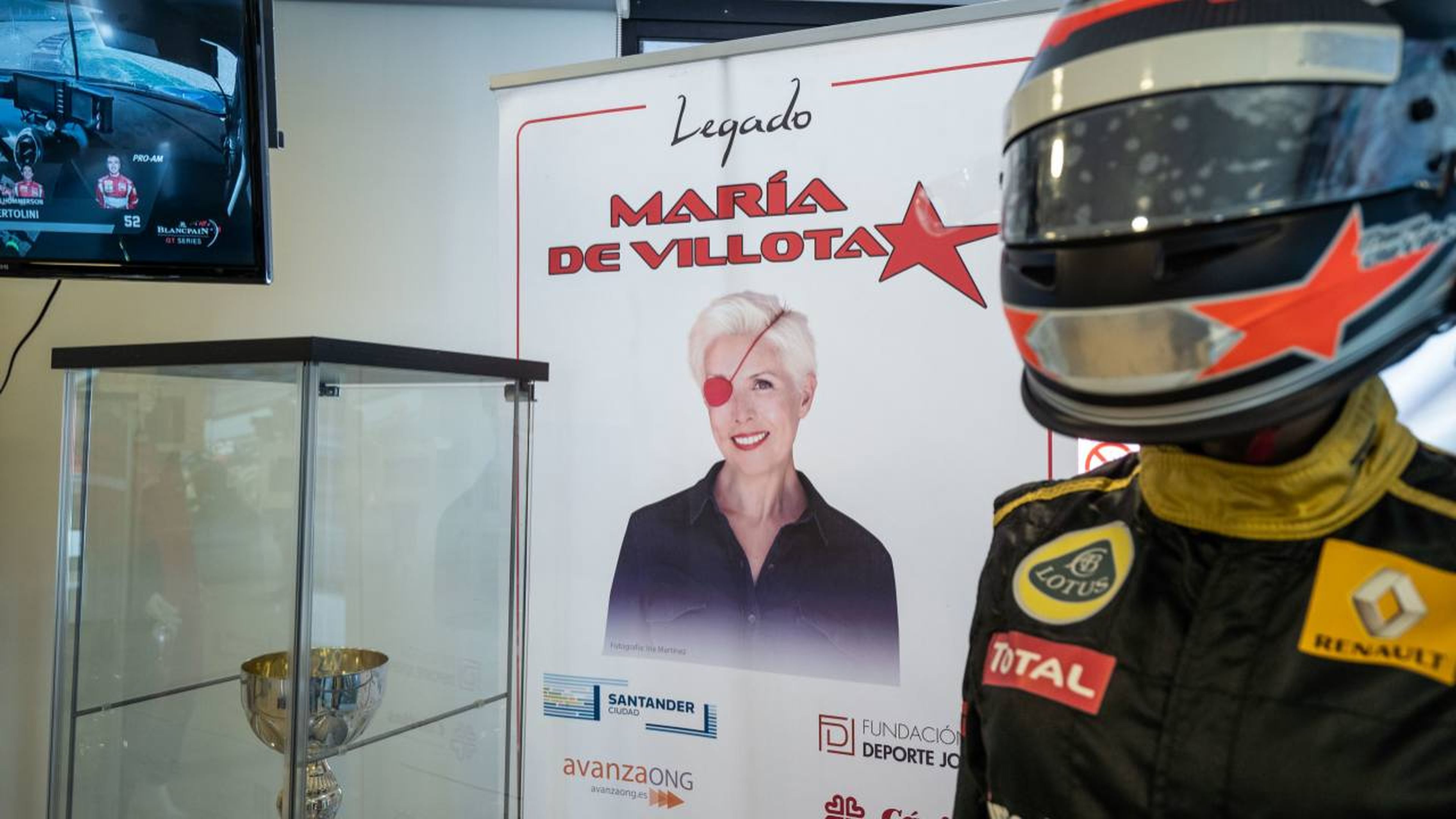 Exposición sobre María de Villota en Barcelona