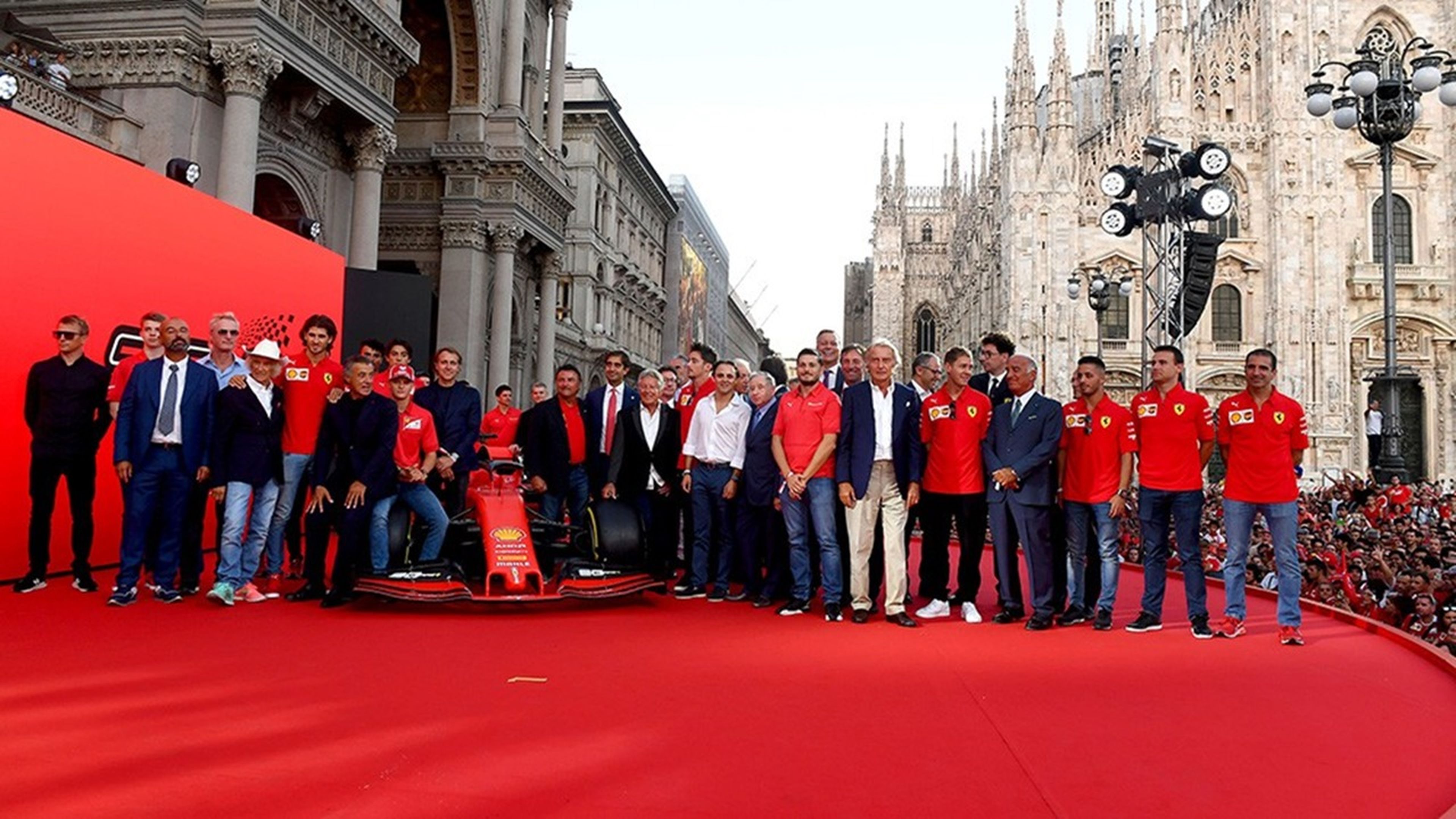 Ferrari F1 en Milán