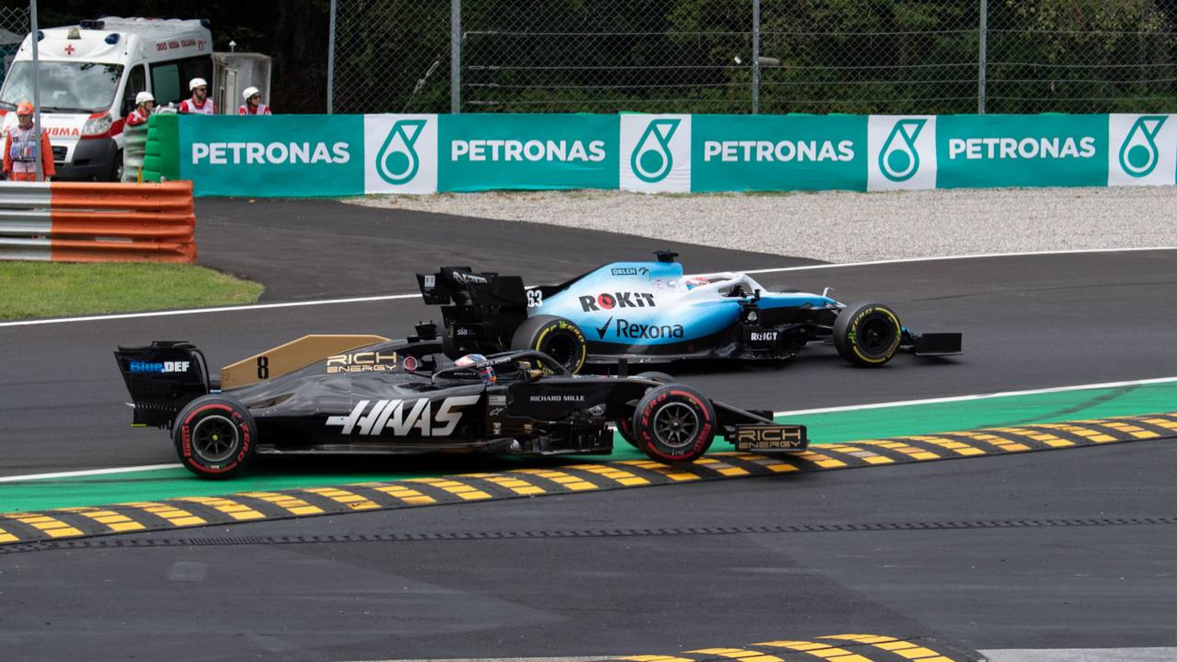 Haas en el GP de Italia