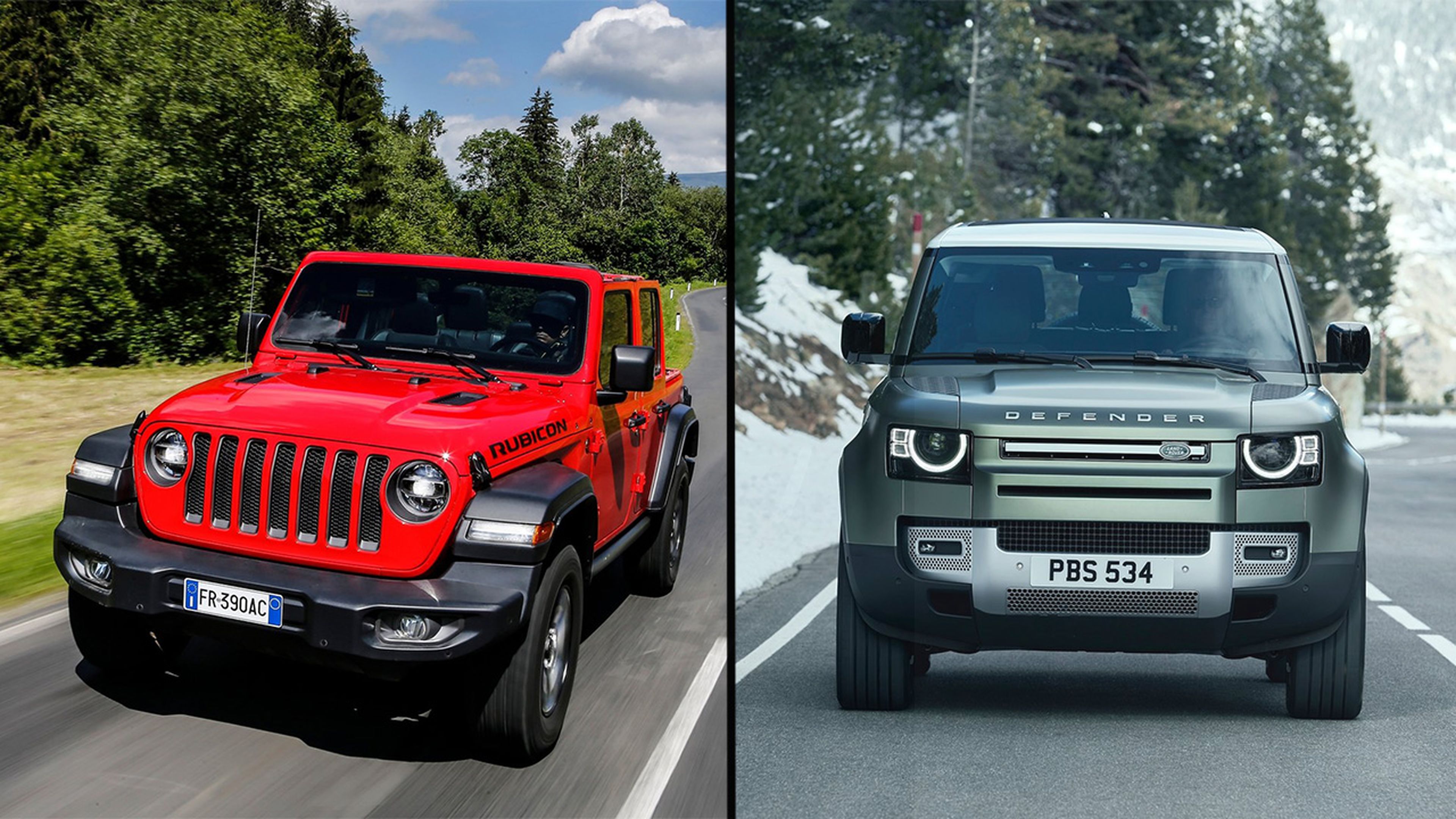 Land Rover Defender vs Jeep Wrangler