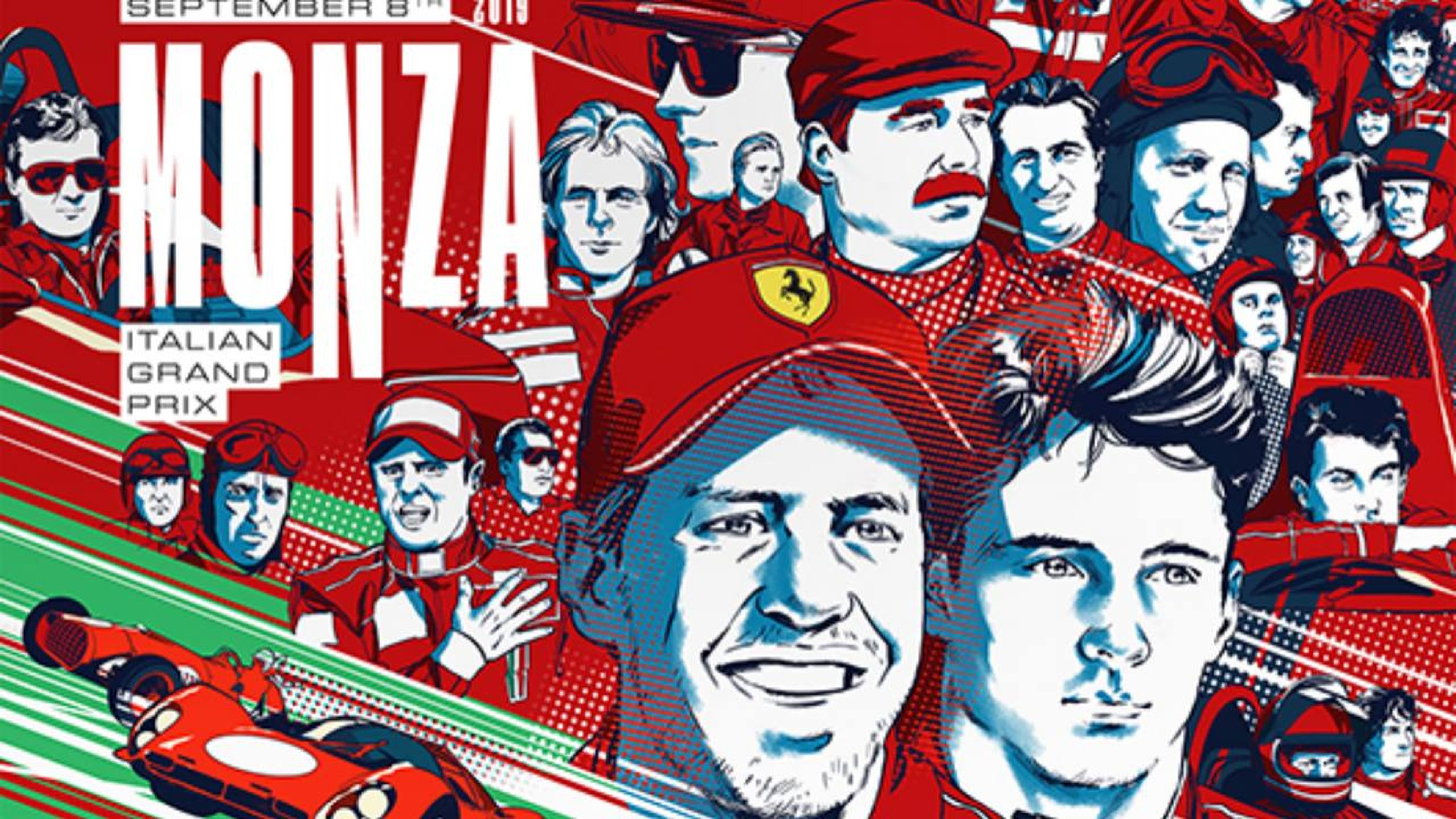 Poster de Ferrari para Monza