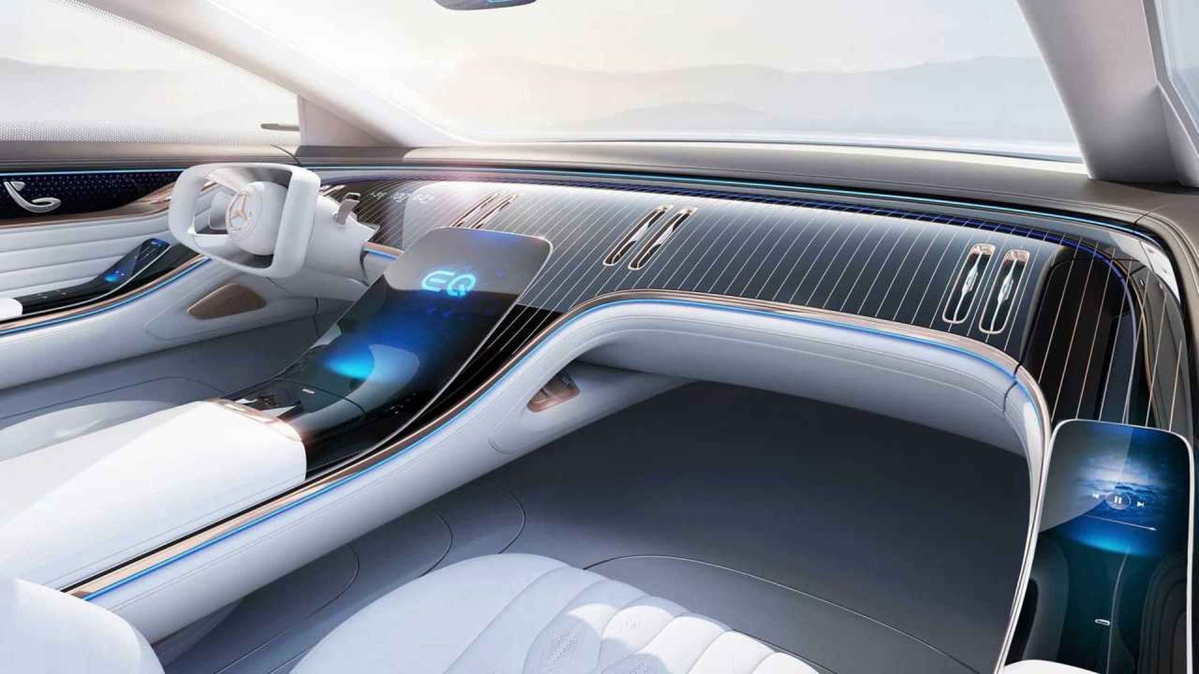 El avanzado interior del próximo concept eléctrico de Mercedes