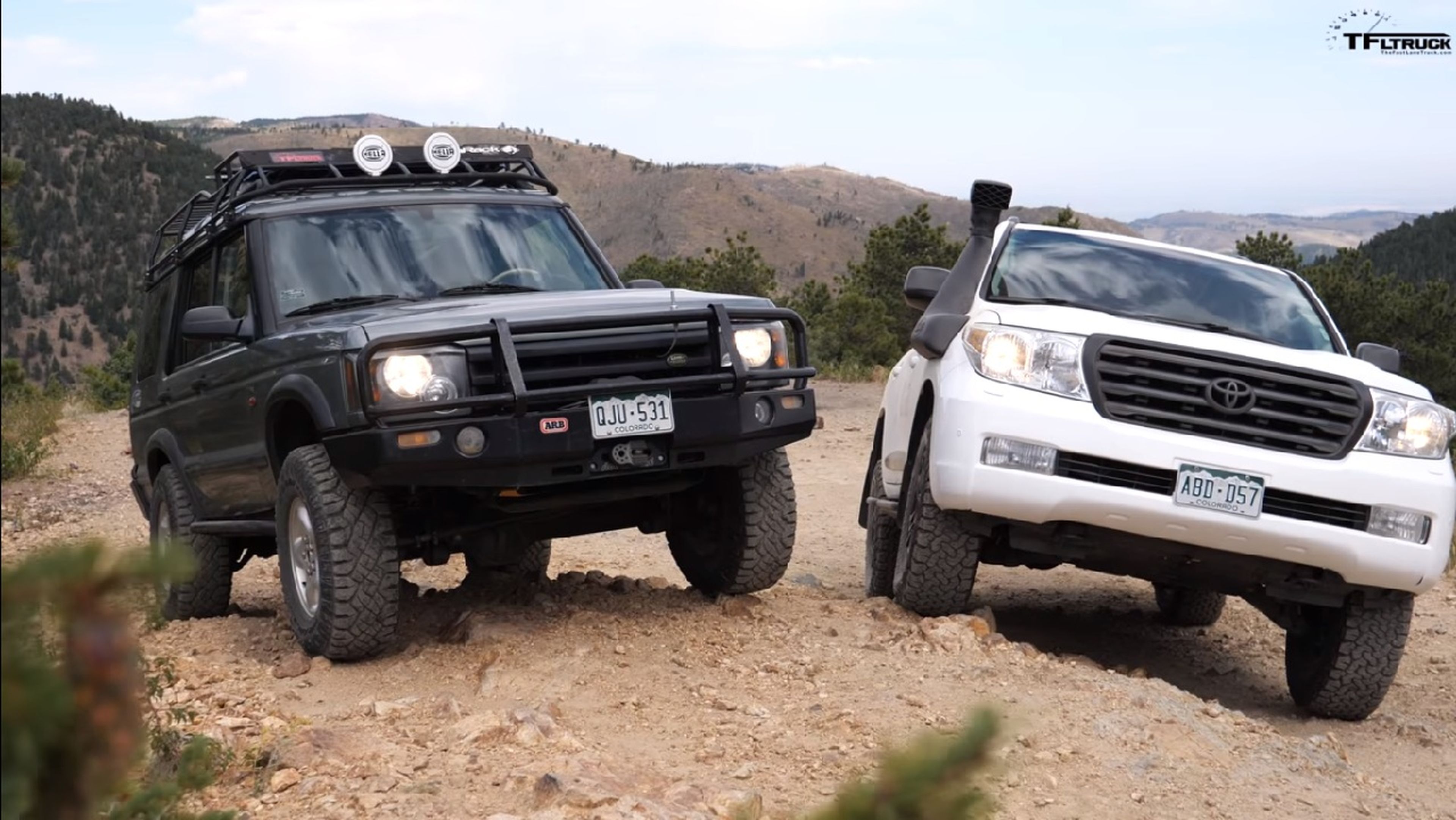 Toyota Land Cruiser y Land Rover Discovery