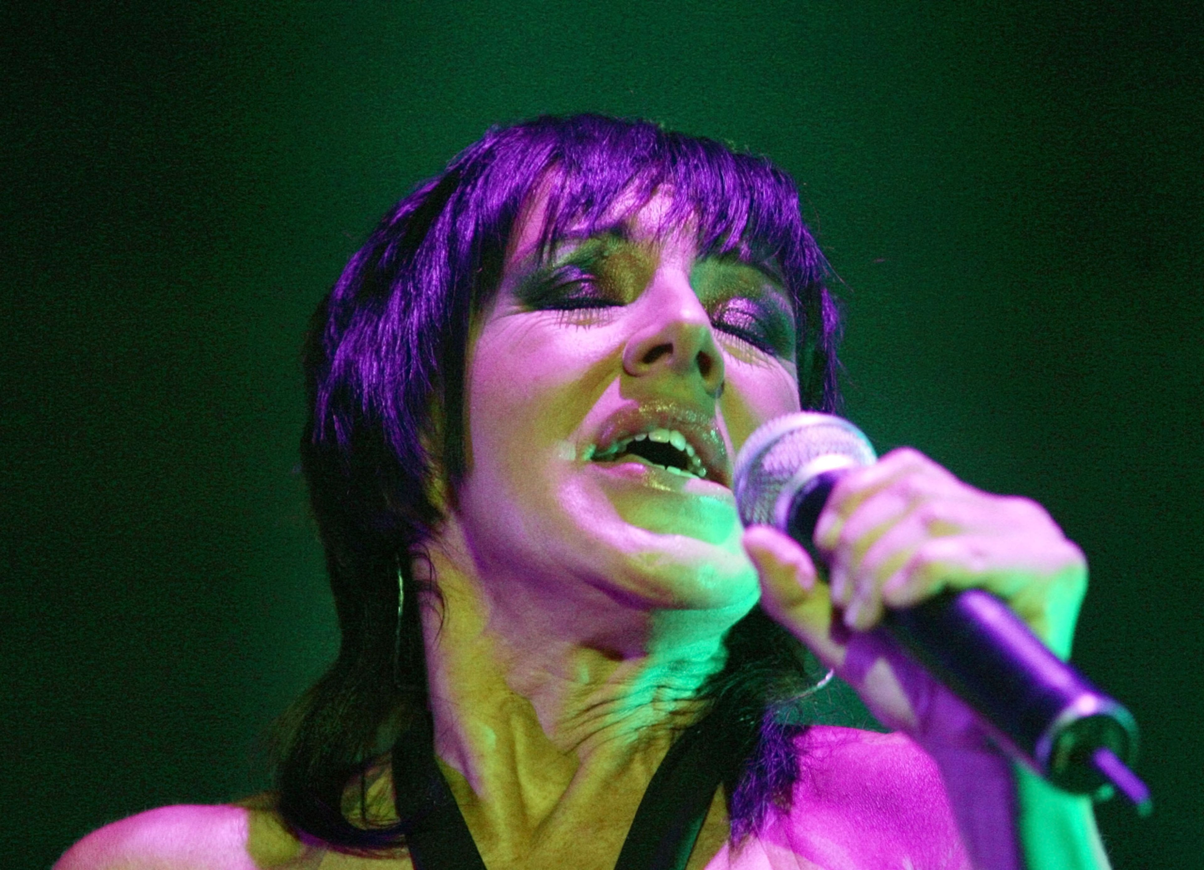Ana Torroja, durante un concierto en 2006