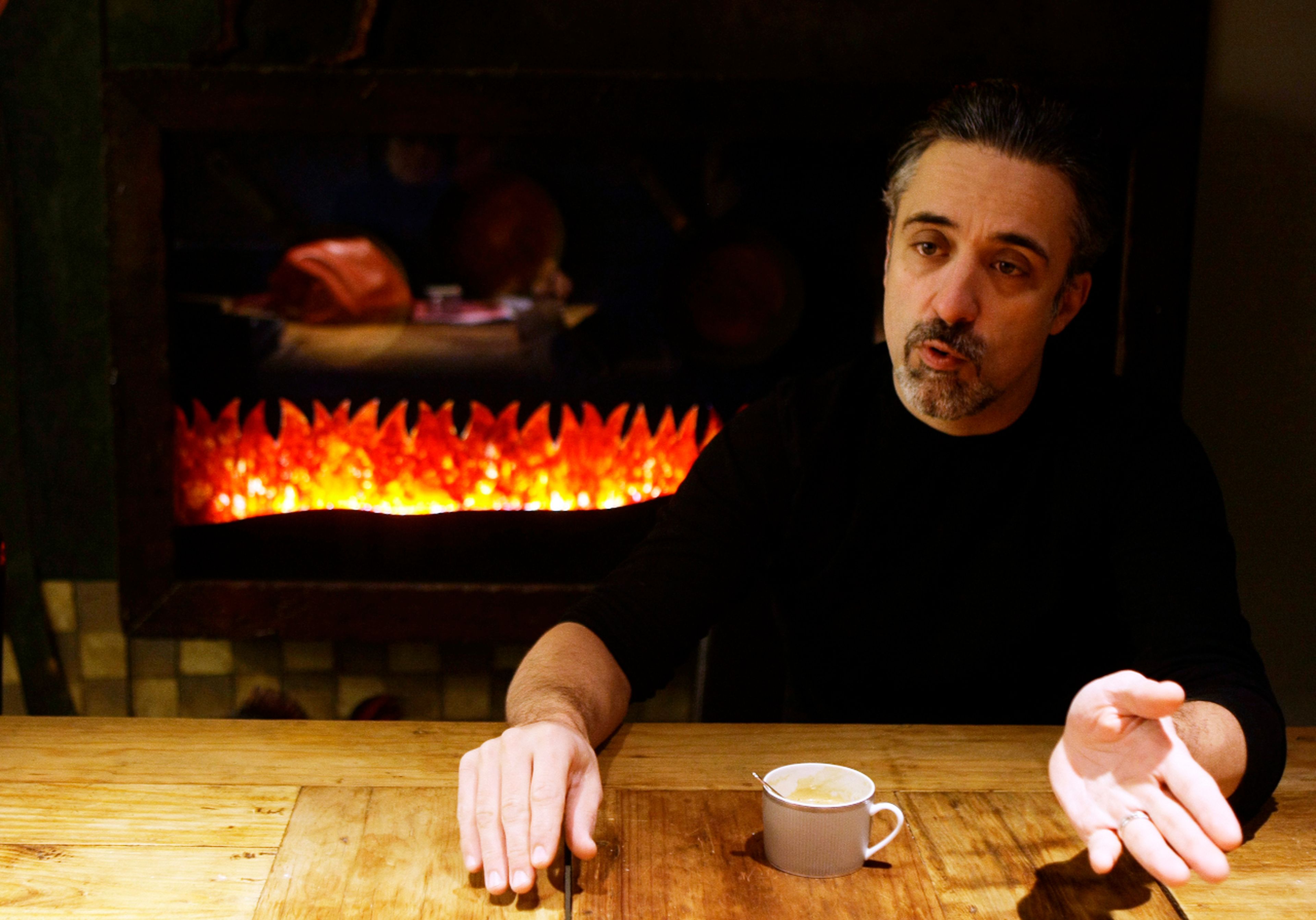 El chef Sergi Arola en su restaurante Gastro