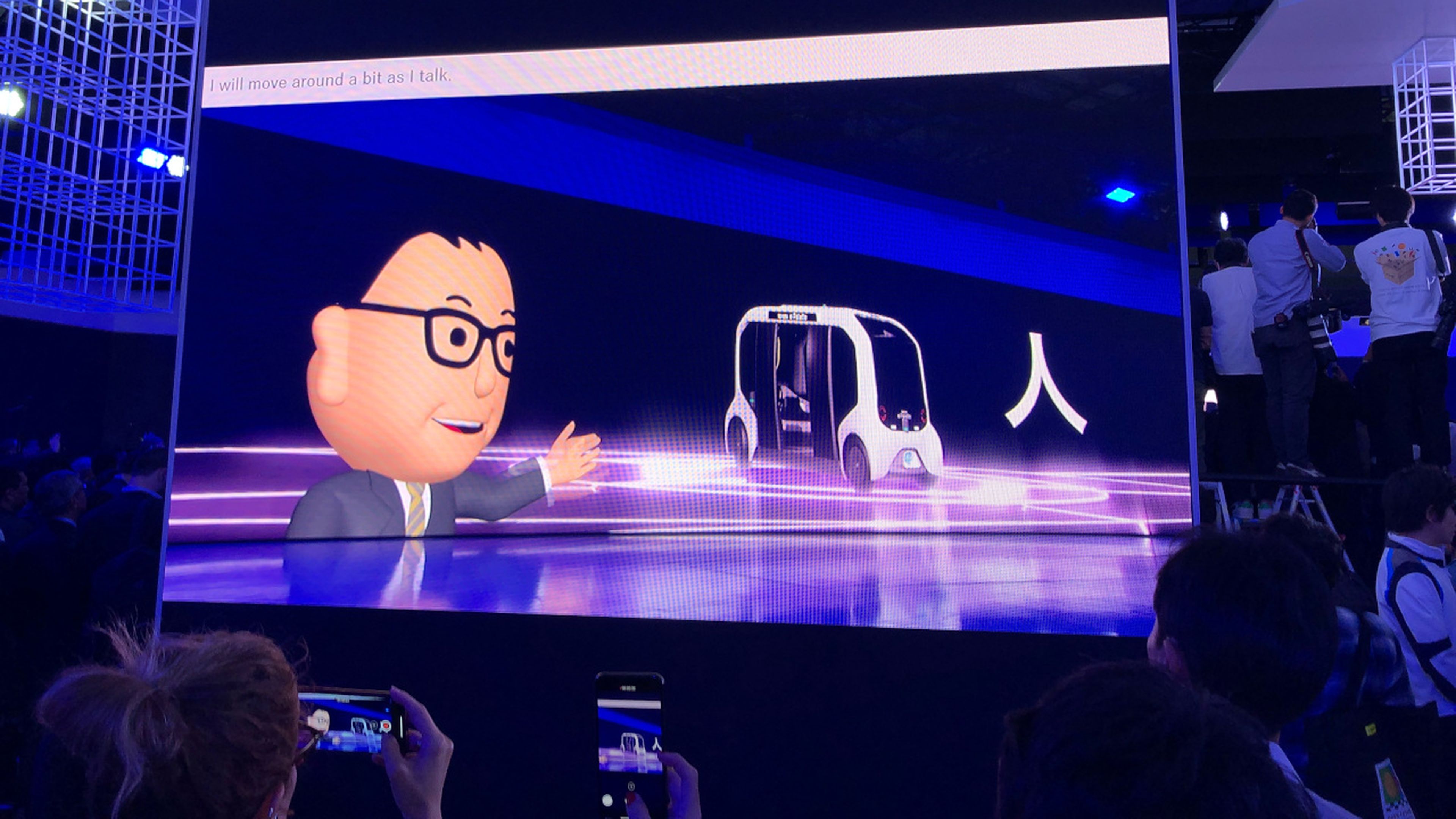 Morizo fue el avatar que utilizó Akio Toyoda, CEO de Toyota, en su presentación en el Salón de Tokio 2019.