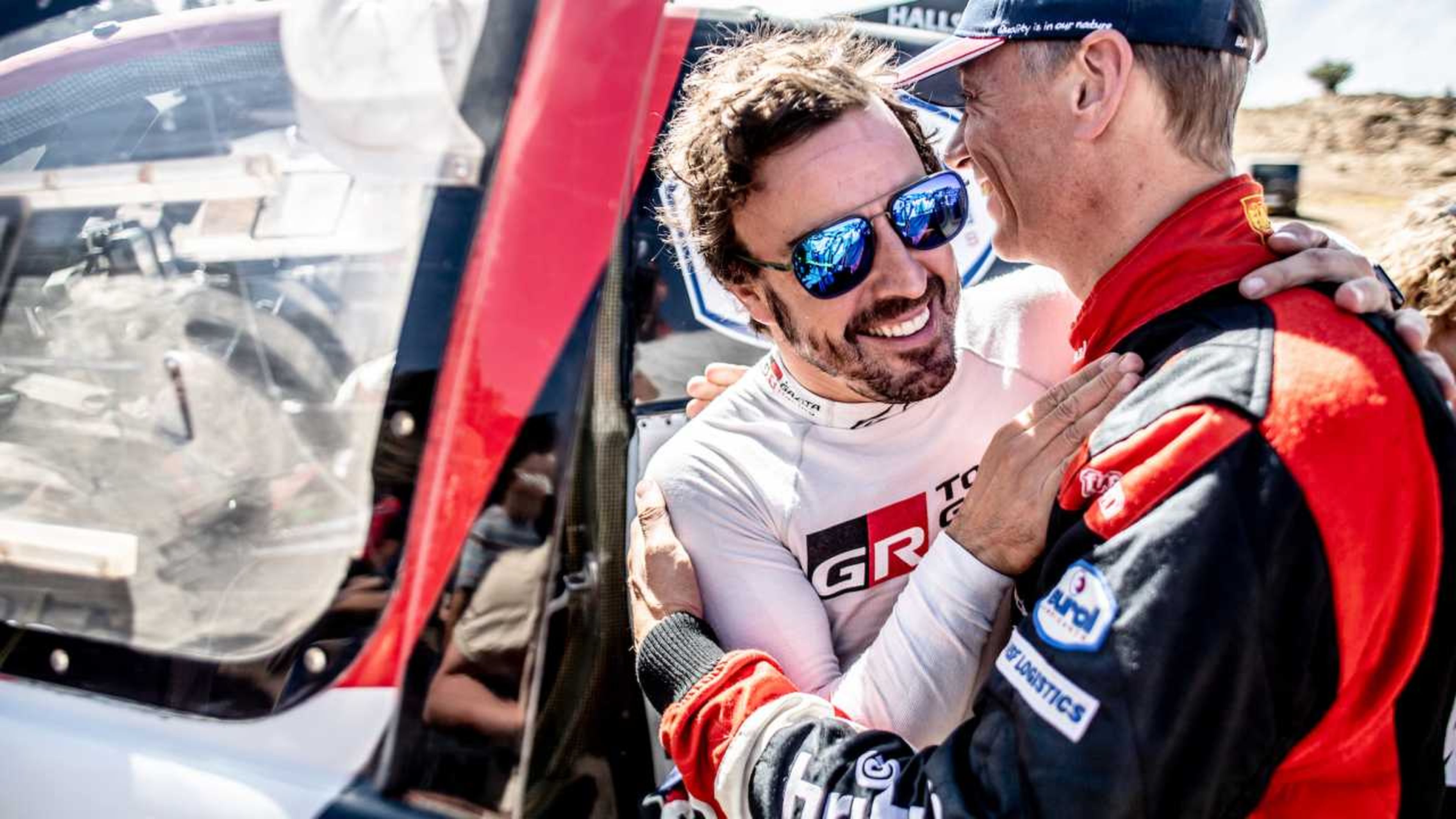 Fernando Alonso en el Rally de Marruecos