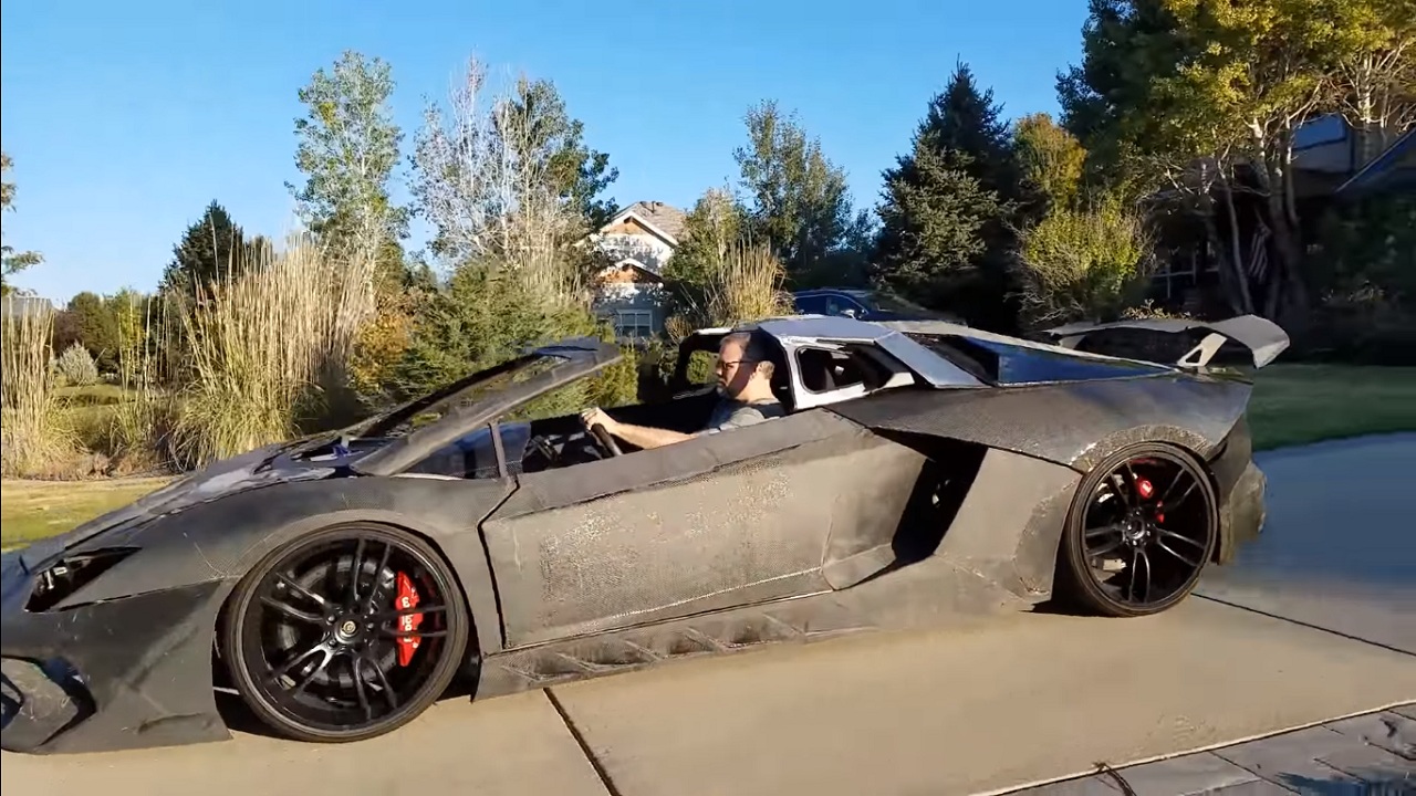 Aparece una réplica del Lamborghini Aventador hecha con una impresora 3D --  