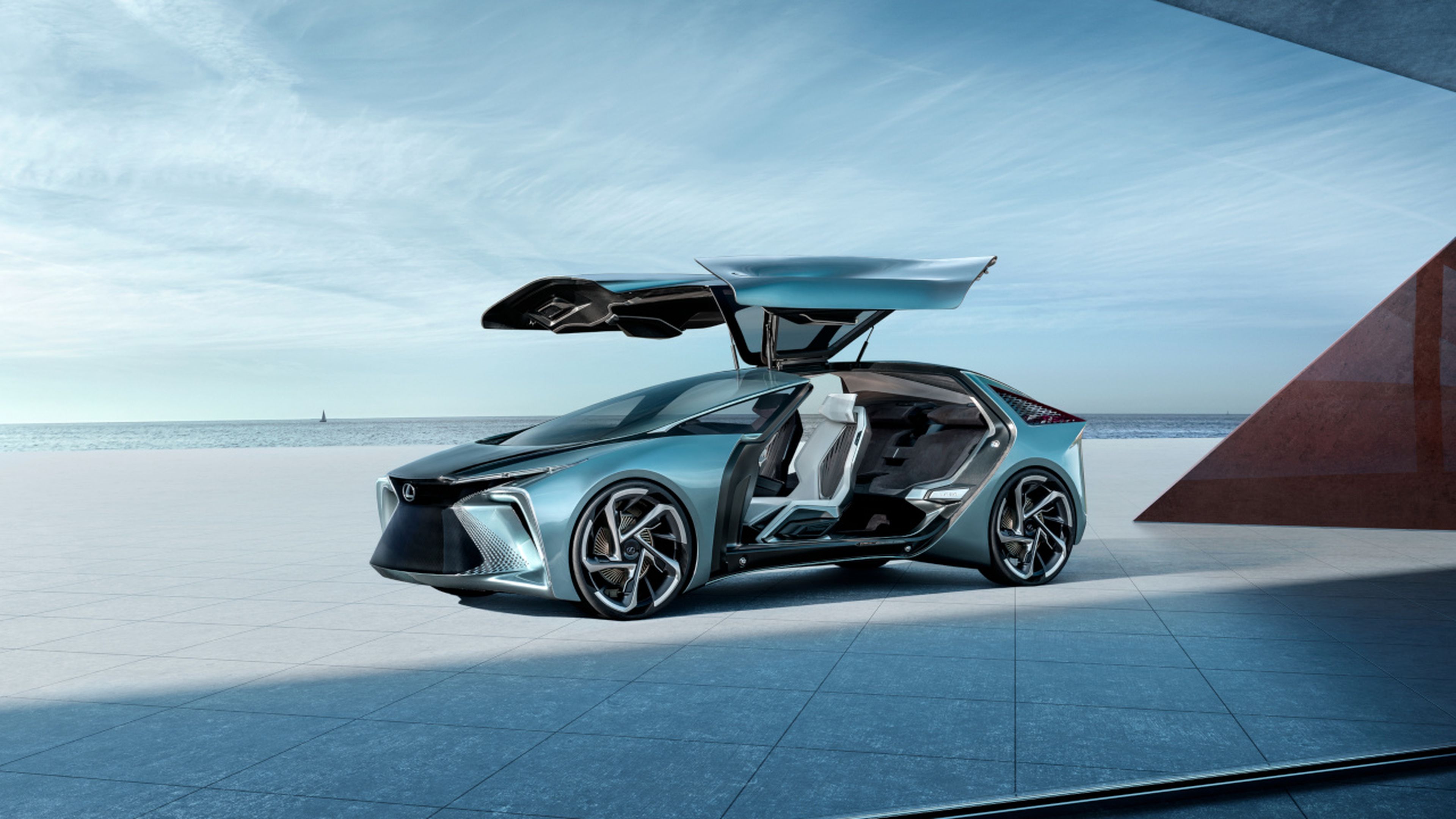 Puertas alas de gaviota del Lexus LF30, el concept que encarna la visión eléctrica de Lexus.