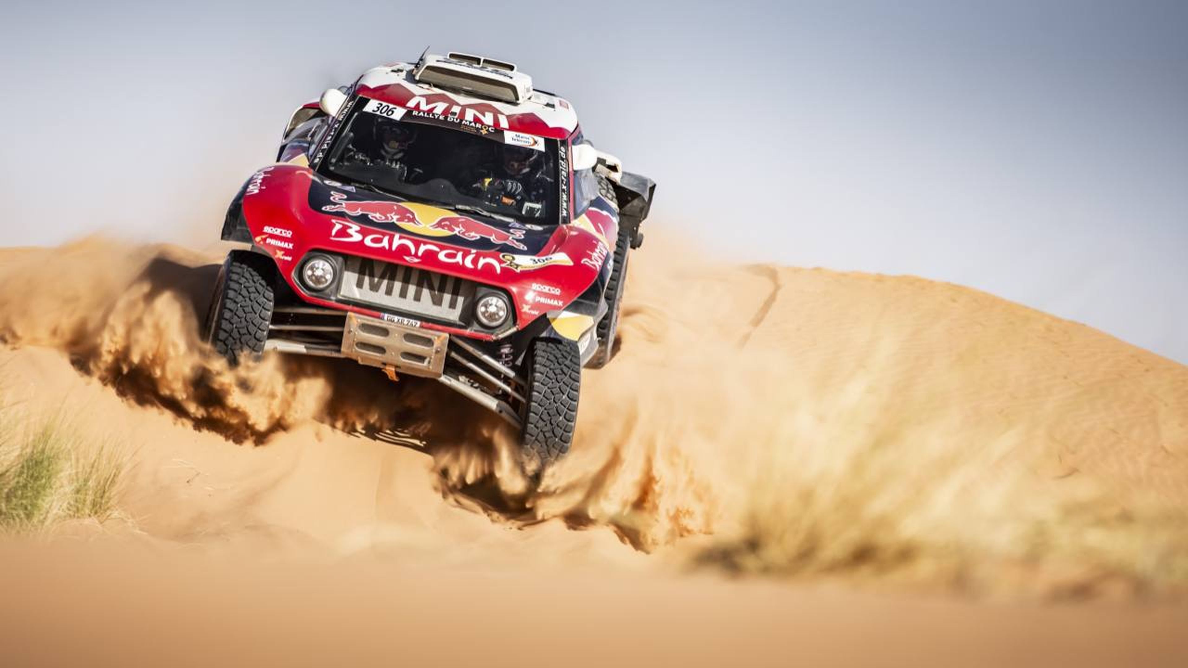 Sainz en el Rally de Marruecos