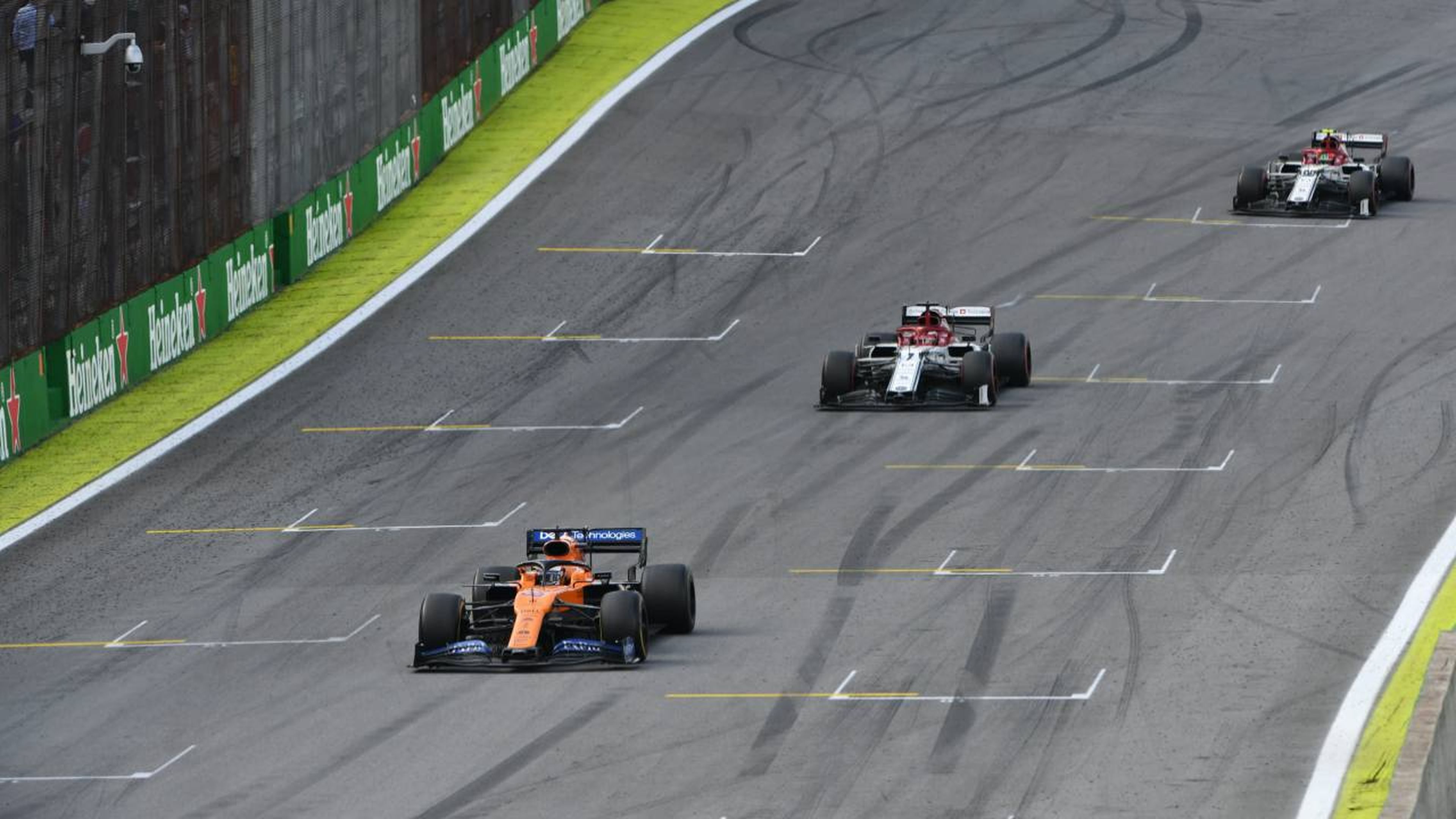 Carlos Sainz en el GP de Brasil 2019