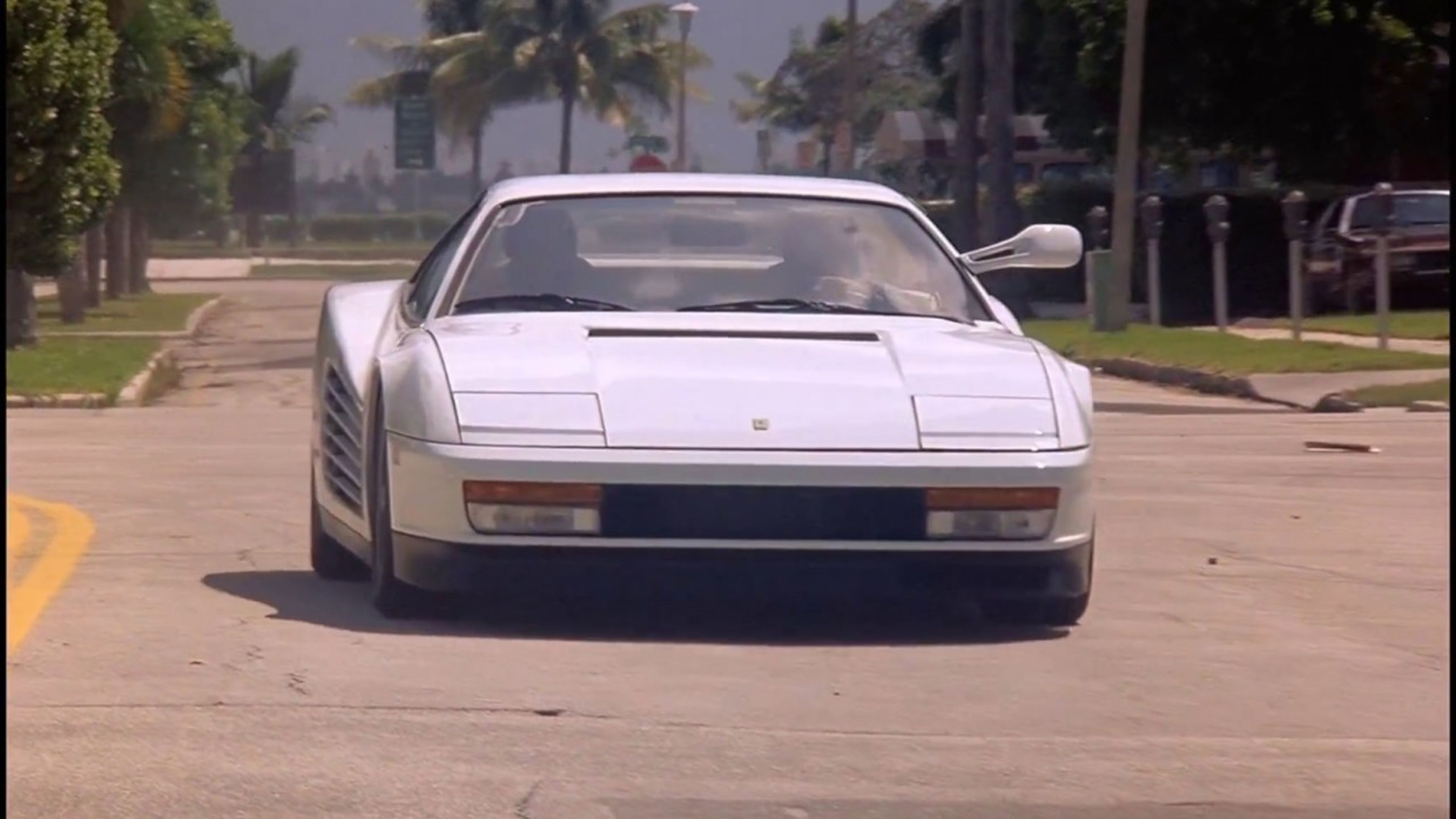 El Ferrari Testarossa en "Miami Vice"