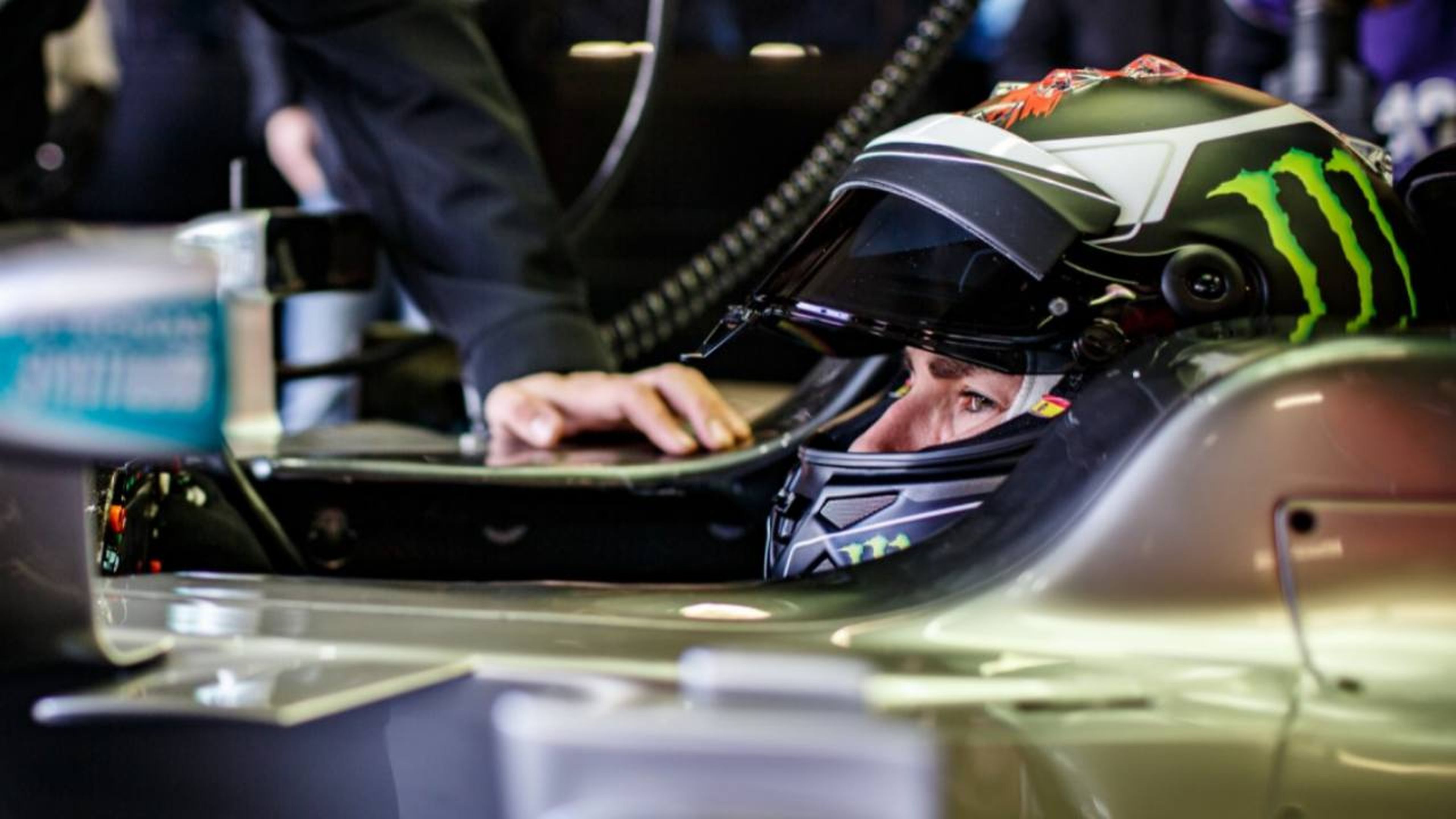 Jorge Lorenzo con el Mercedes F1