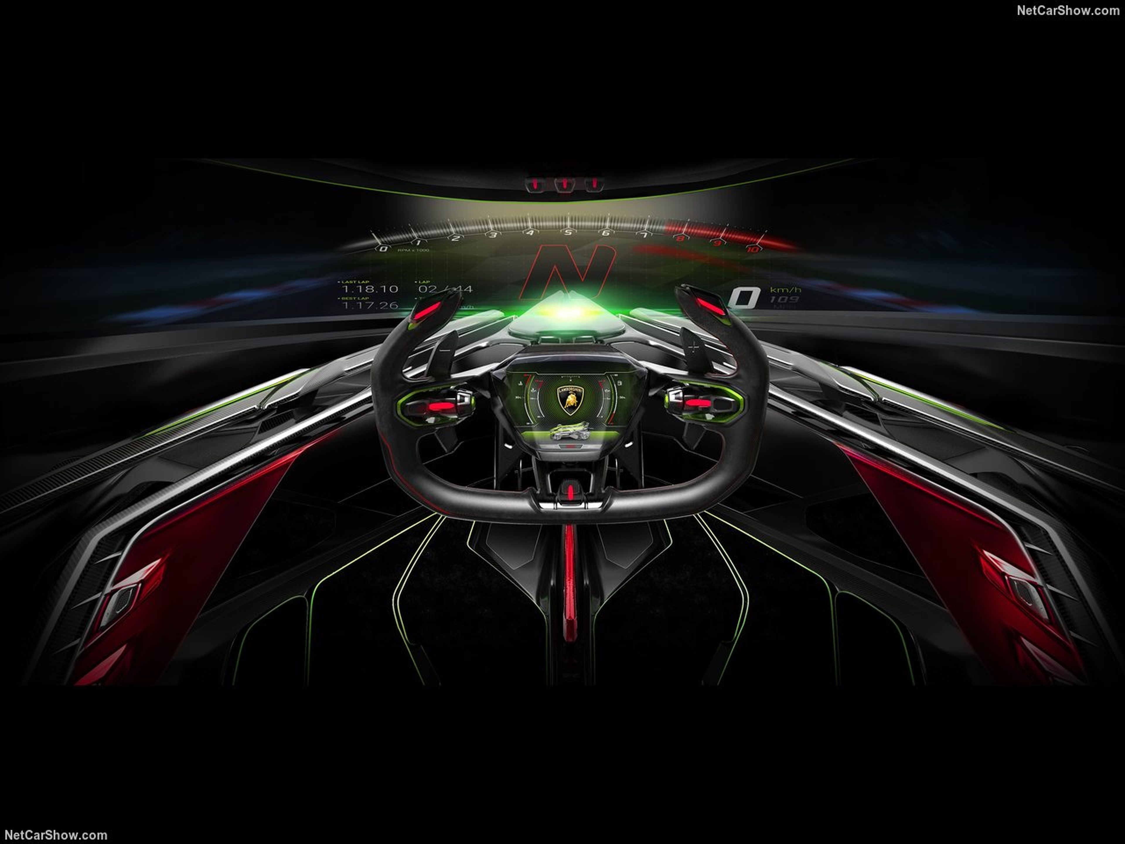 Lamborghini V12 Vision GT interior