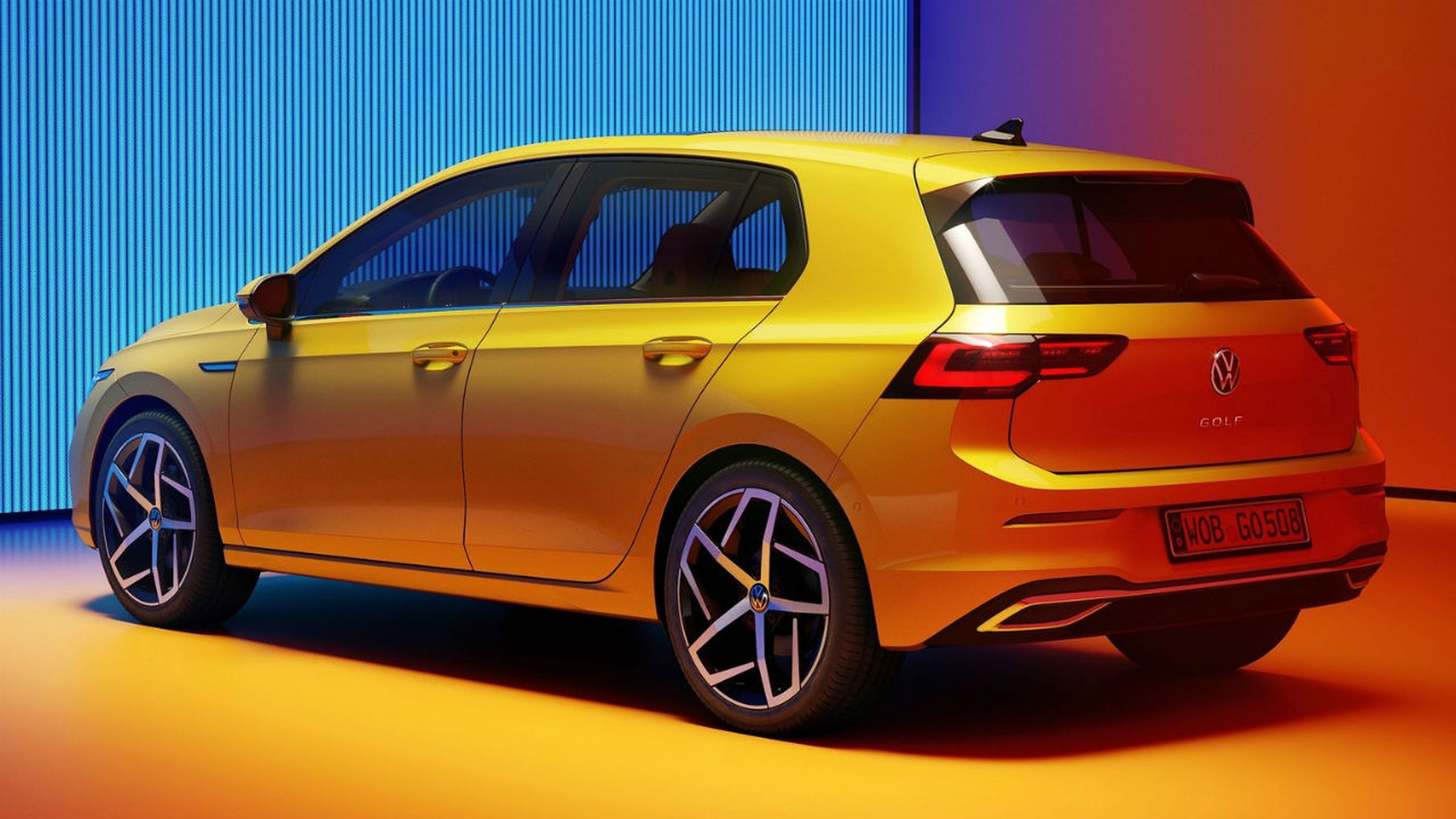 La estética del Volkswagen Golf sigue una línea continuista.