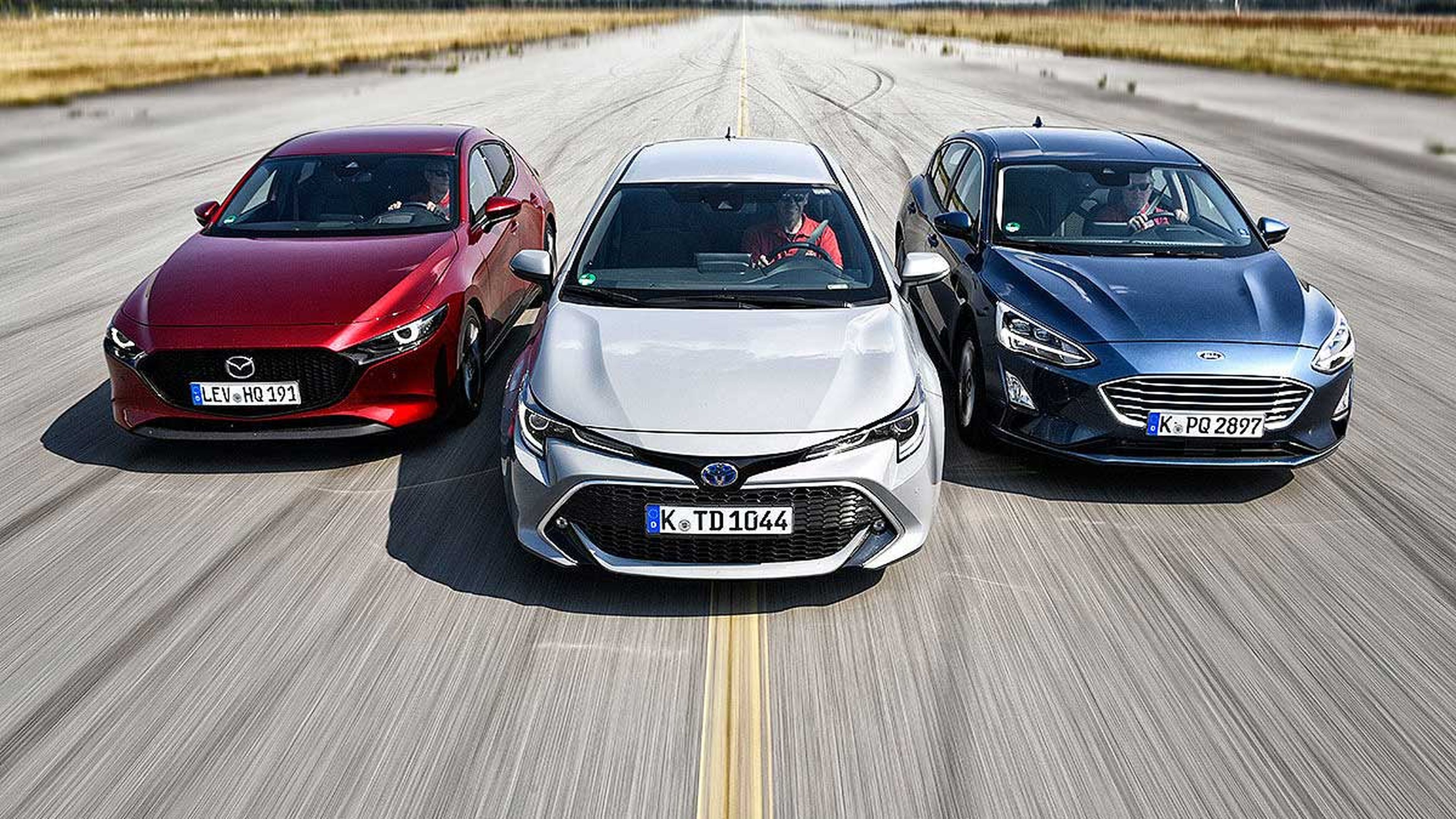 Comparativa del Mazda3 vs Toyota Corolla y Ford Focus