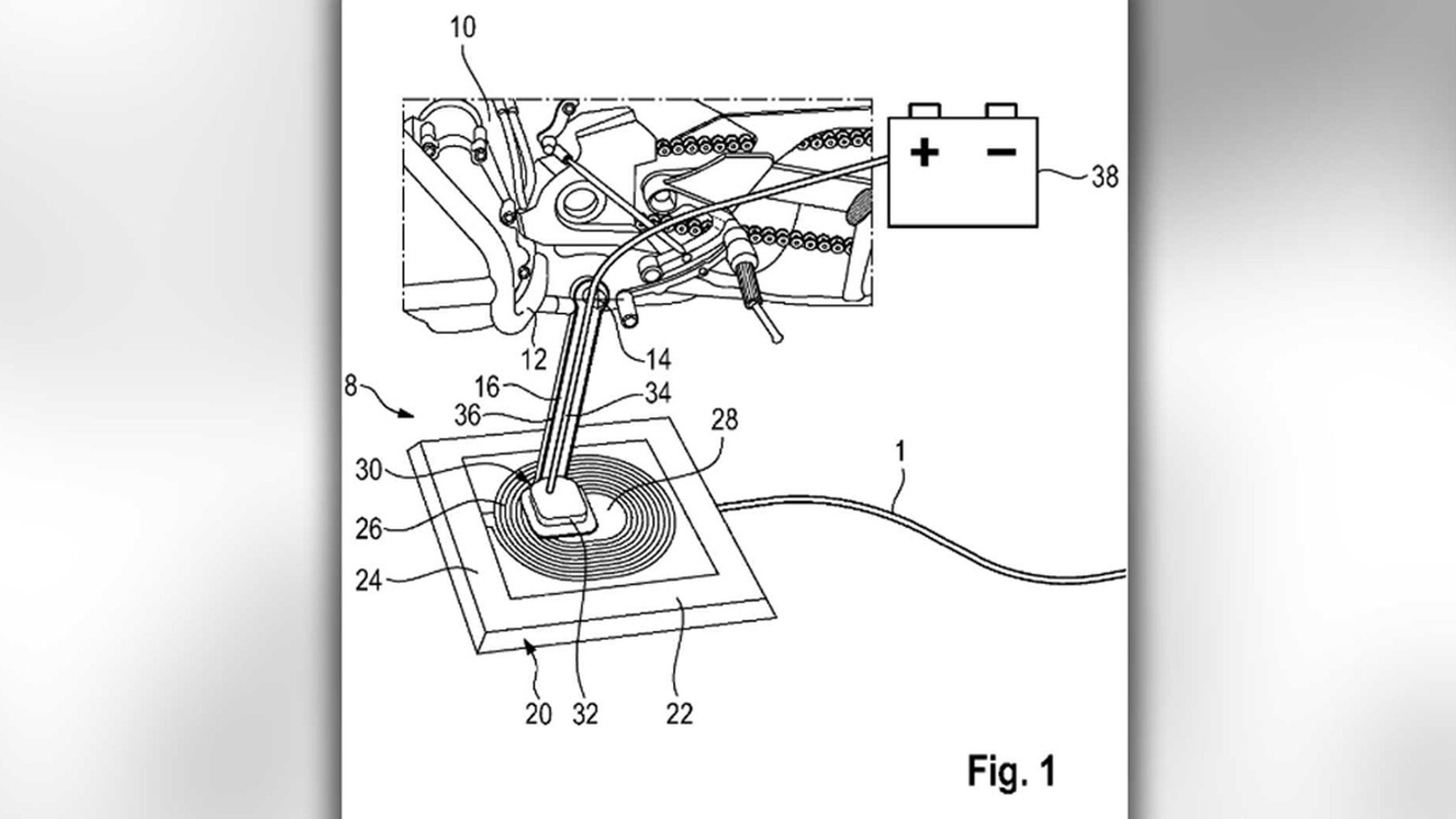 patente sistema carga inalambrica bmw motos electricas