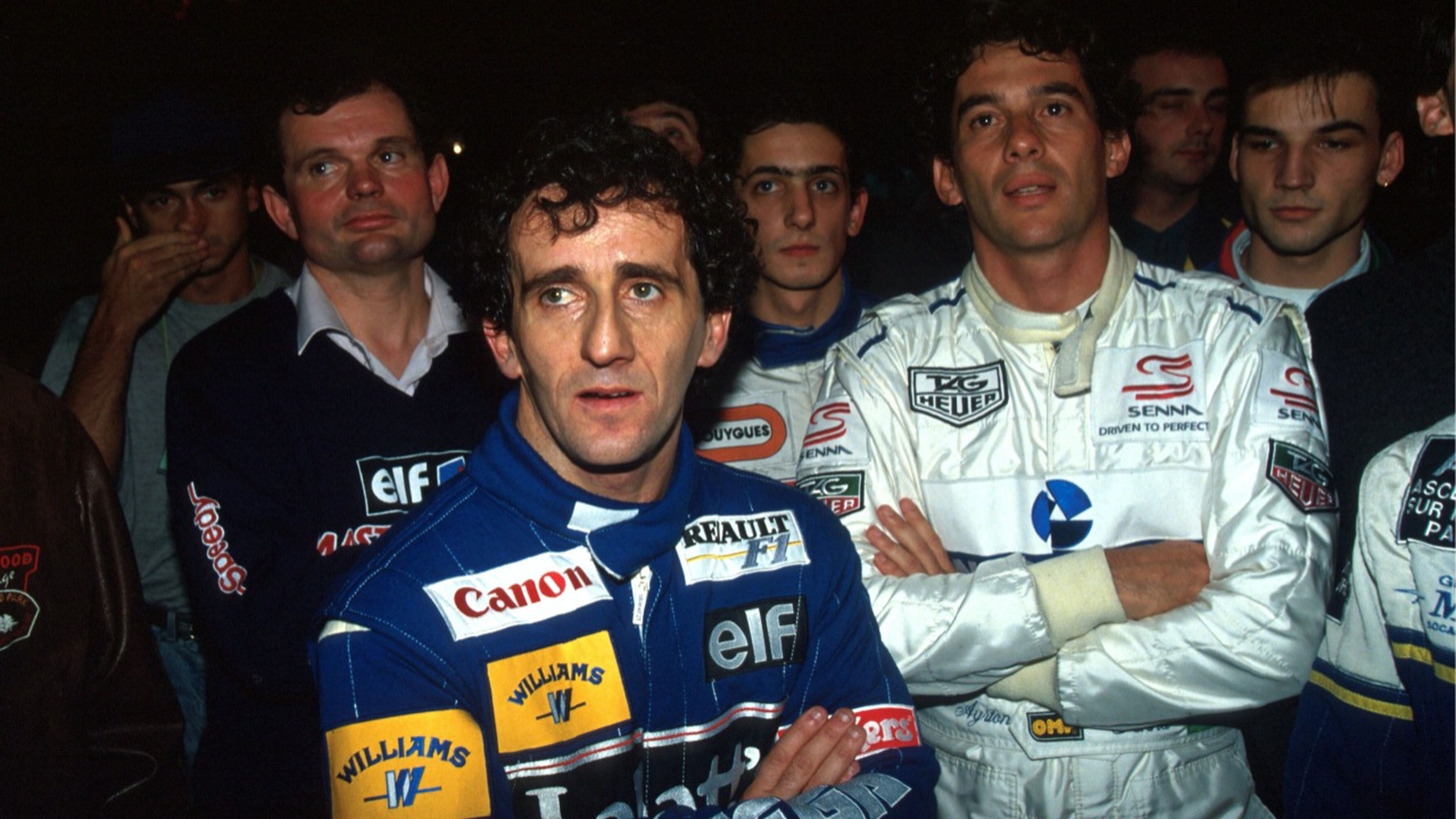 Senna y Prost en Karting