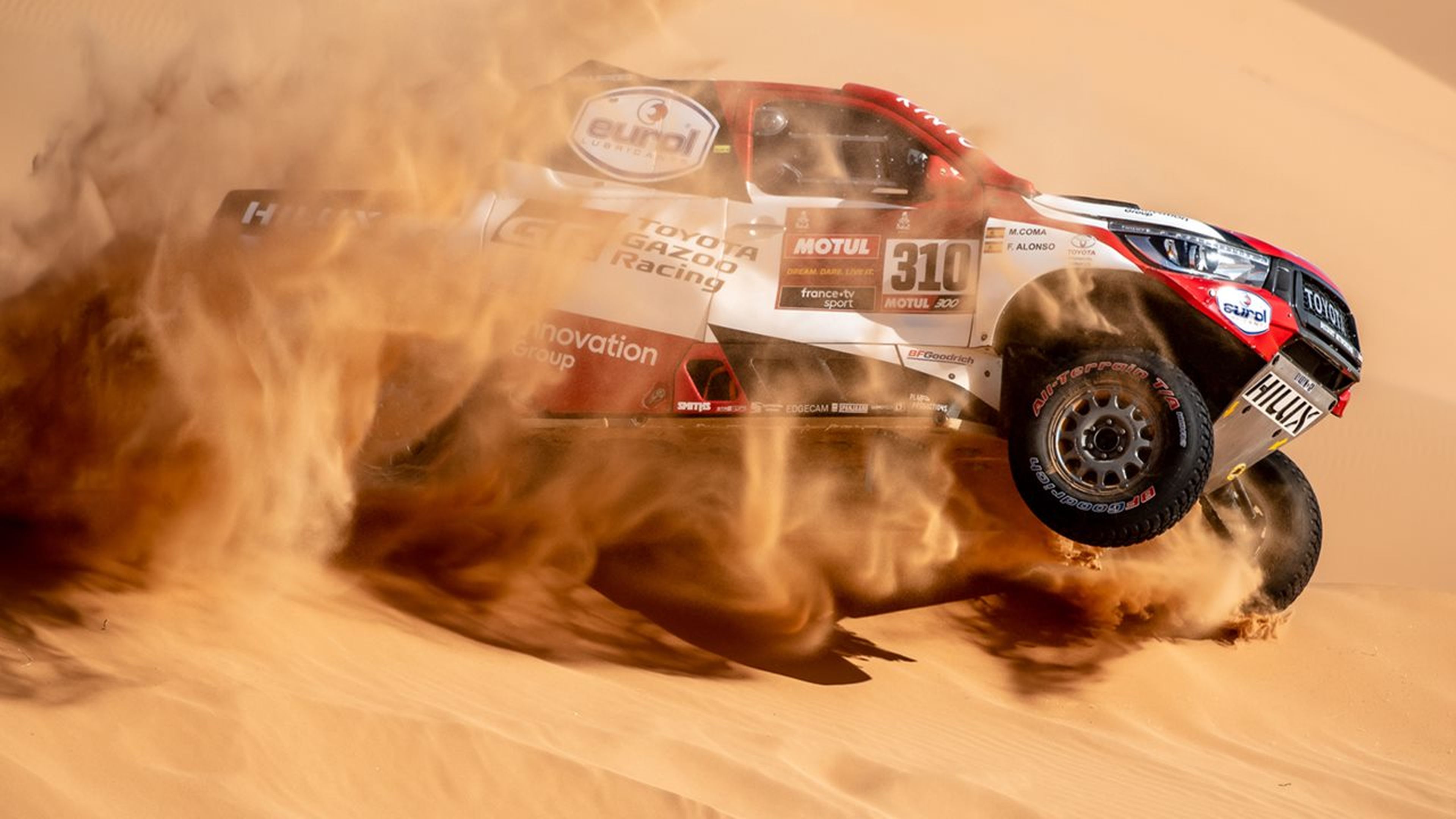 Alonso en la Etapa 8 del Dakar