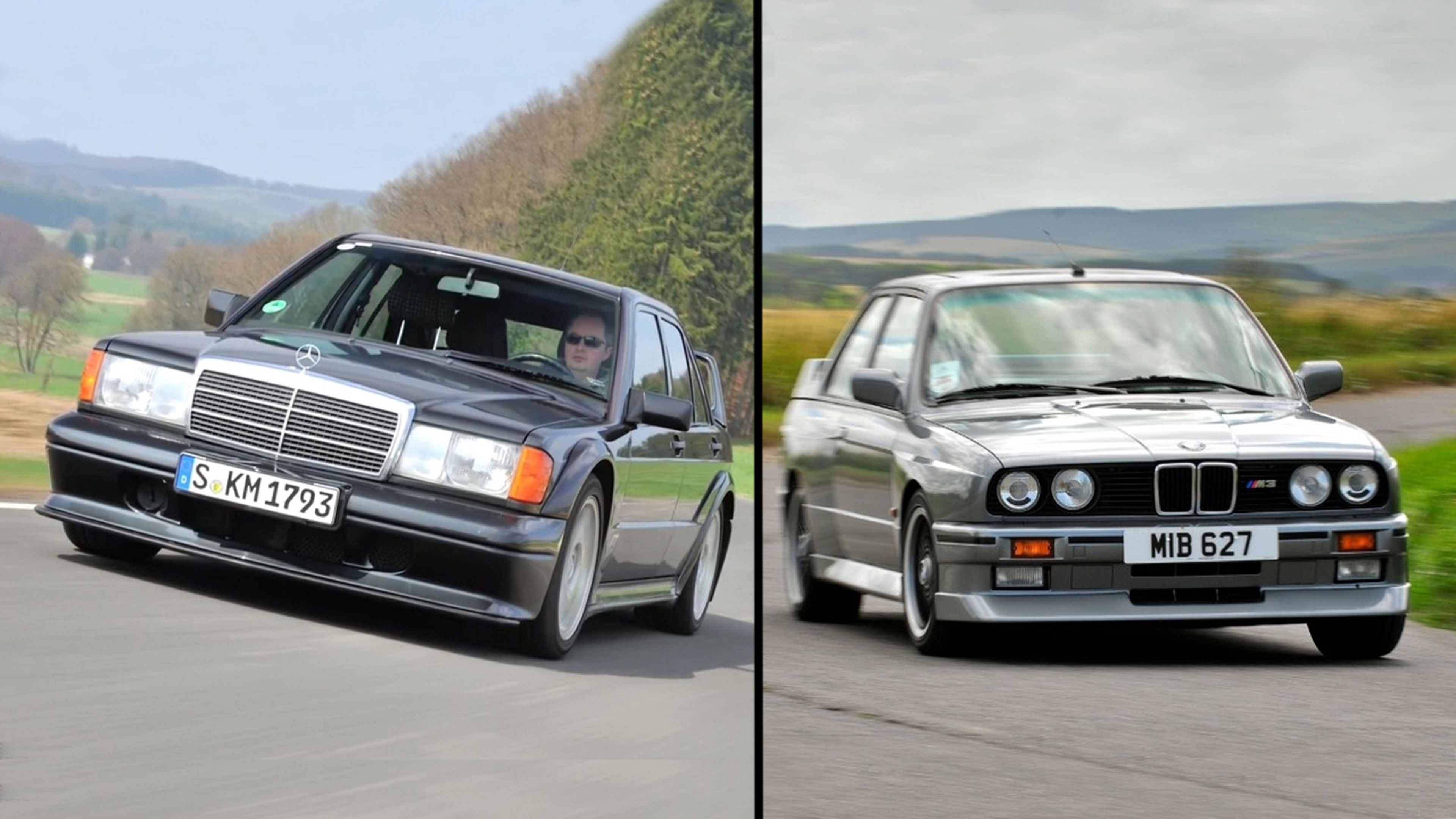 BMW M3 E30 vs Mercedes 190E 2.5-16 Evolution II
