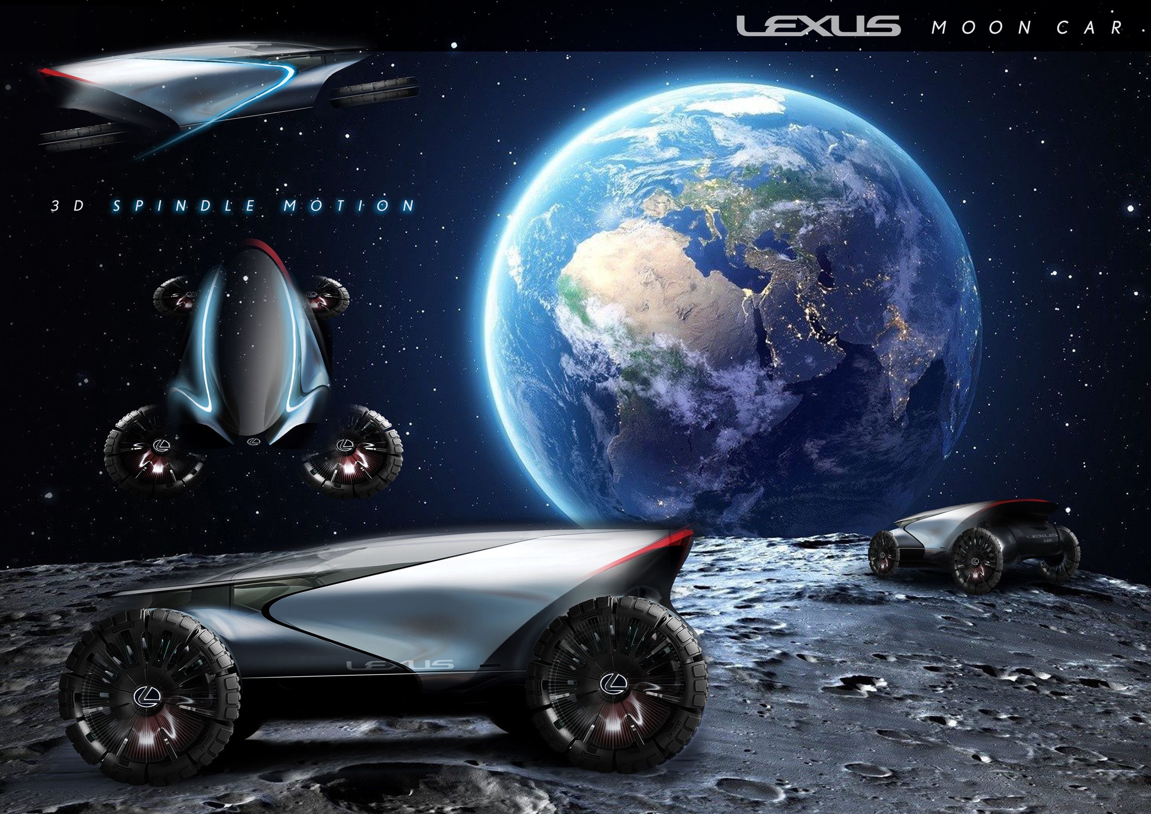 Los coches espaciales de Lexus