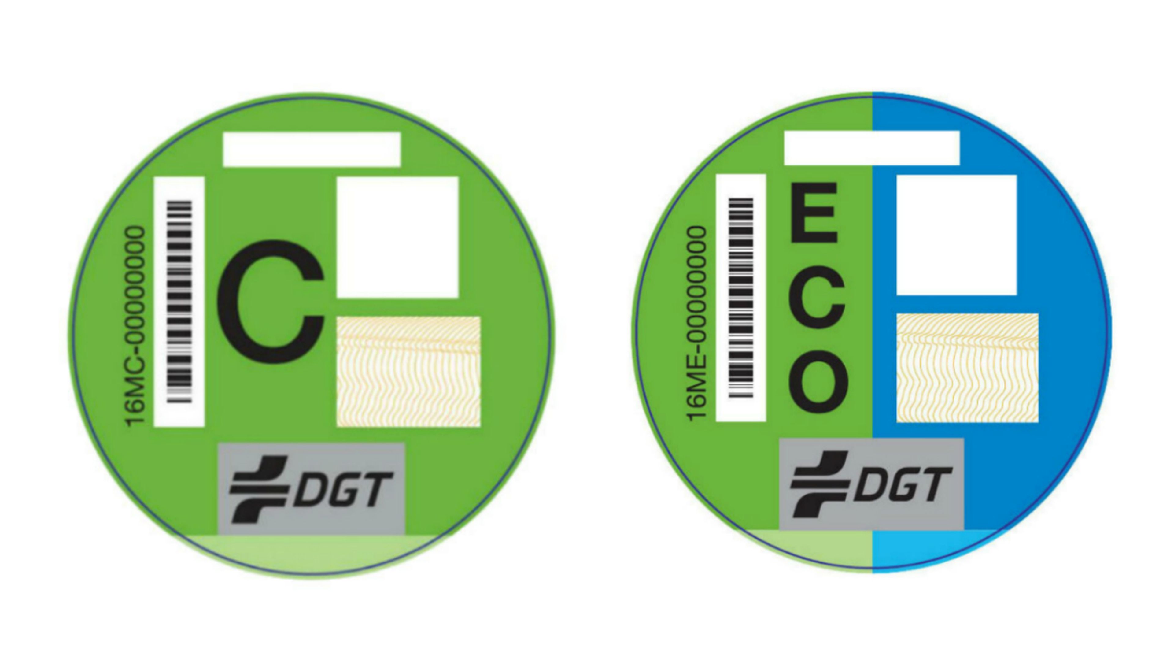 Diferencias entre la etiqueta C y la etiqueta Eco de la DGT