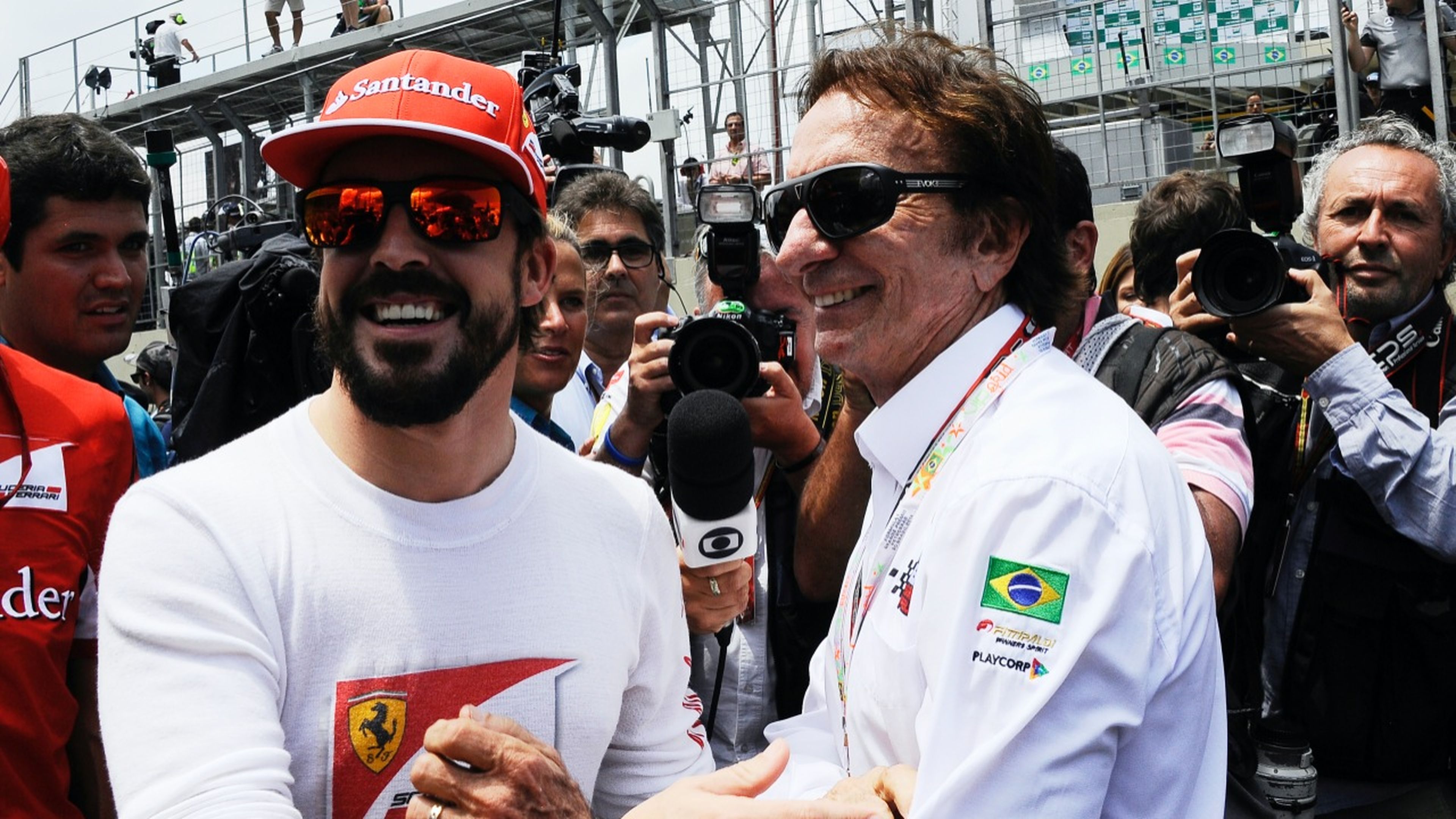 Fittipaldi y Alonso