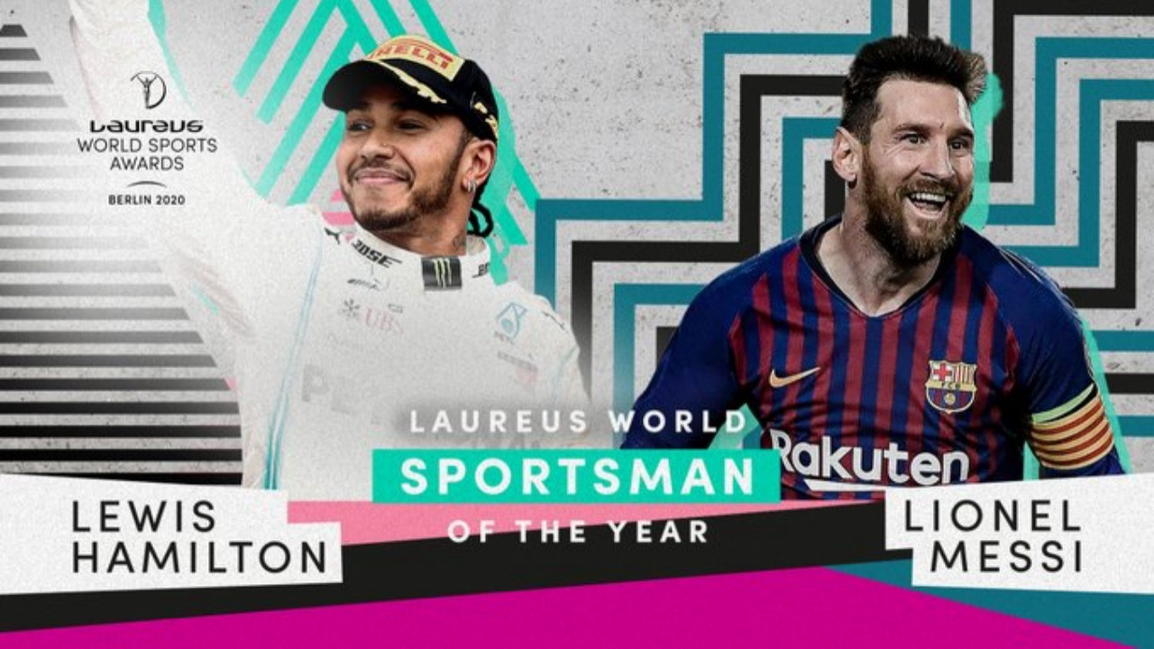 Hamilton y Messi ganan el Premio Laureus