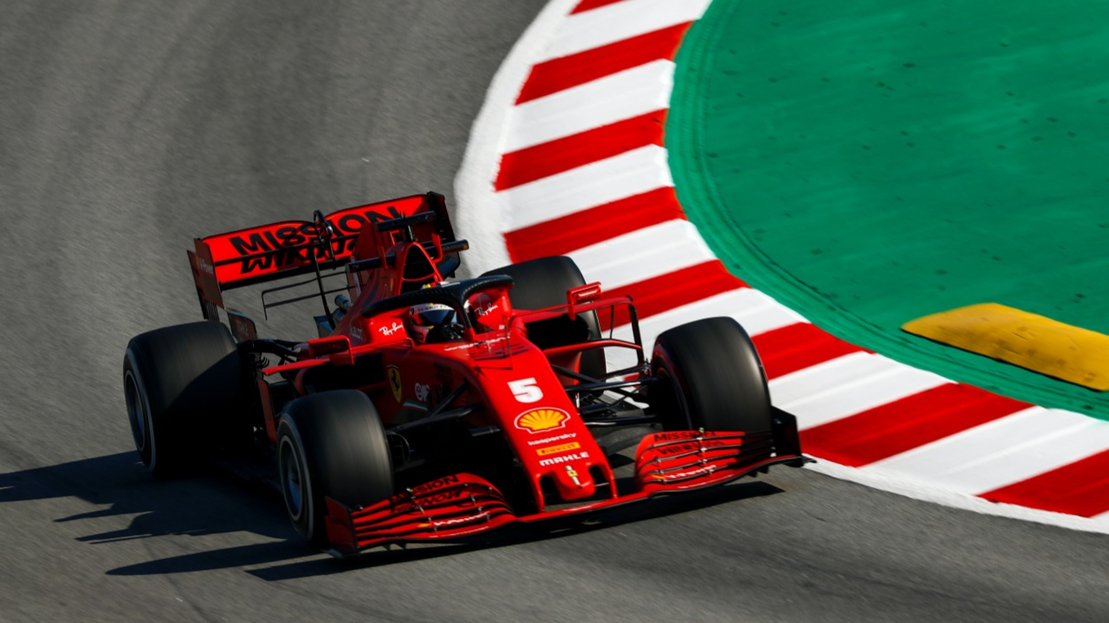 Test de Ferrari en Barcelona