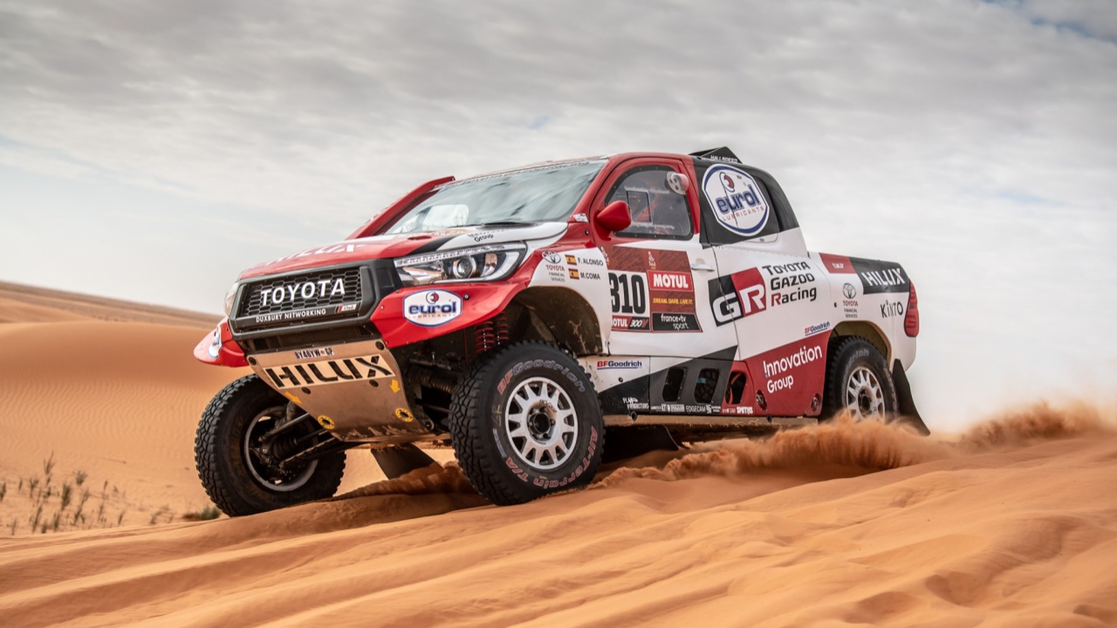 Fernando Alonso durante el Rally Dakar 2020