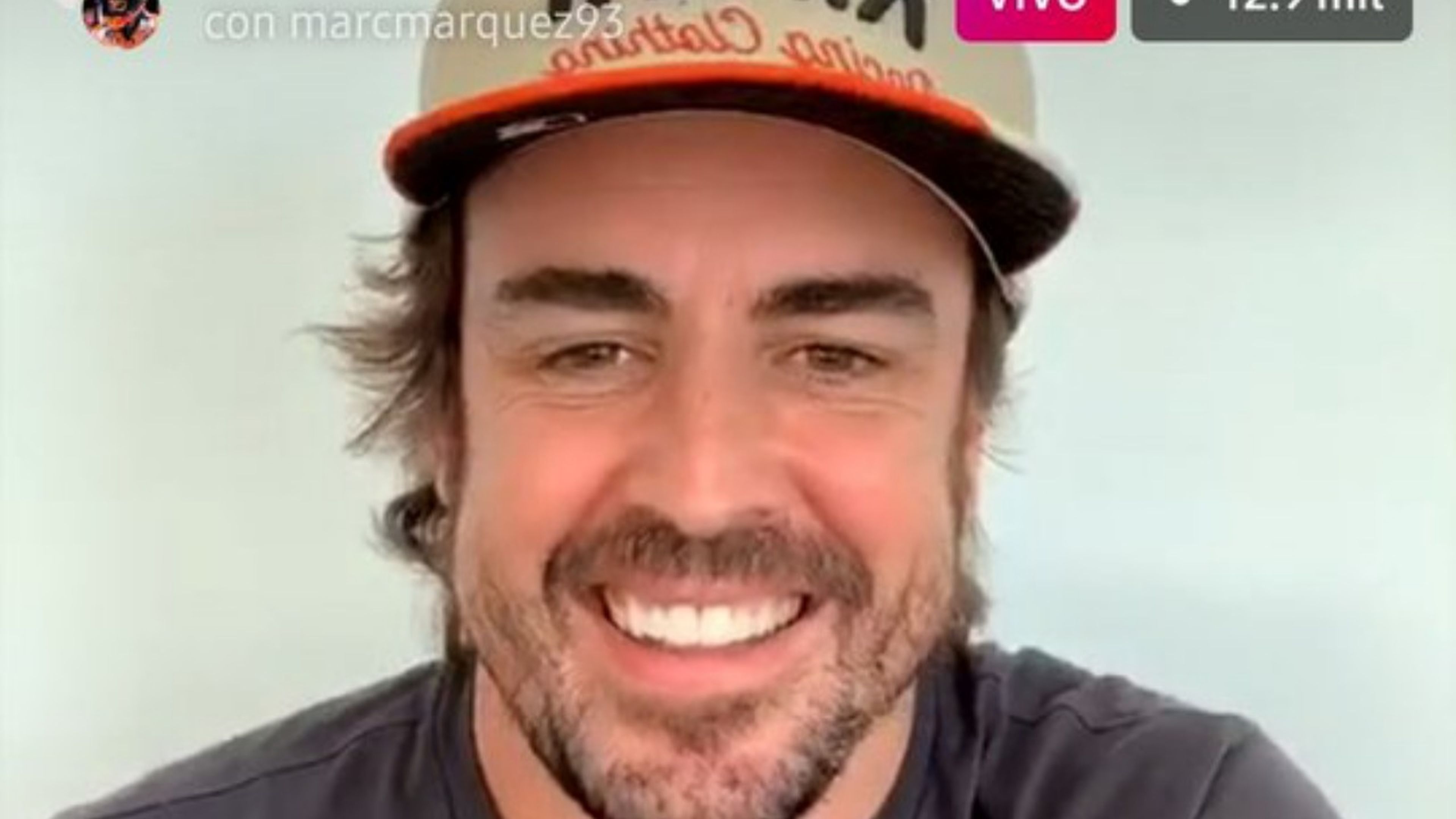 Alonso en Instagram