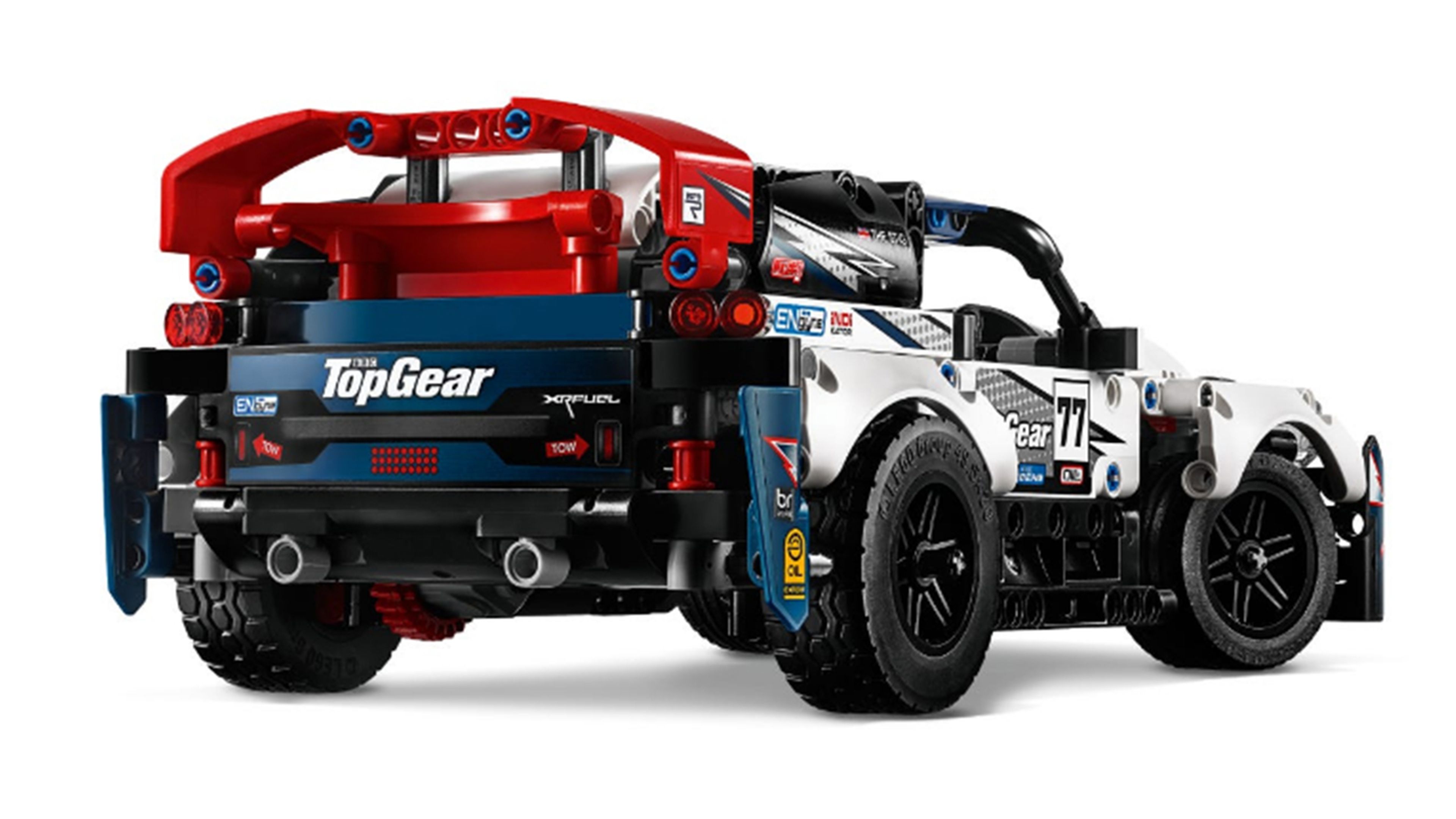 coche de Lego de rally de TopGear