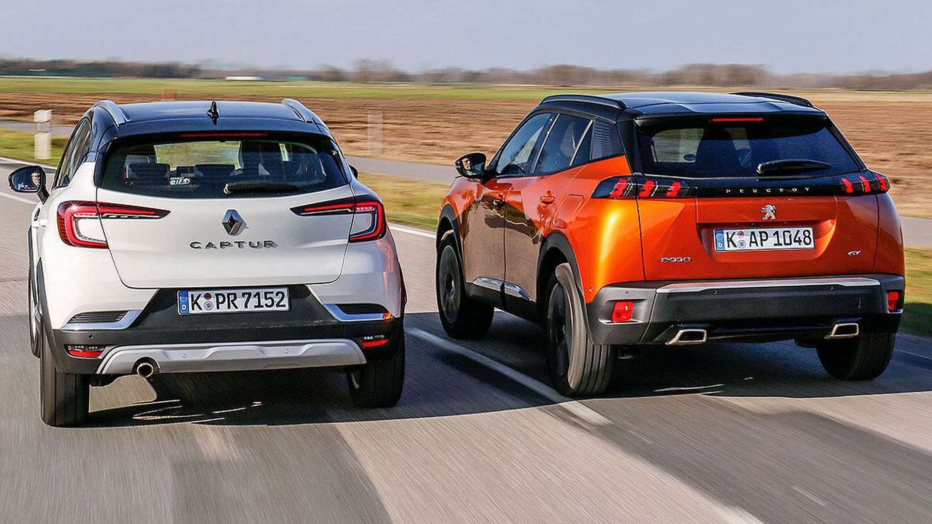 Comparativa del Renault Captur vs Peugeot 2008