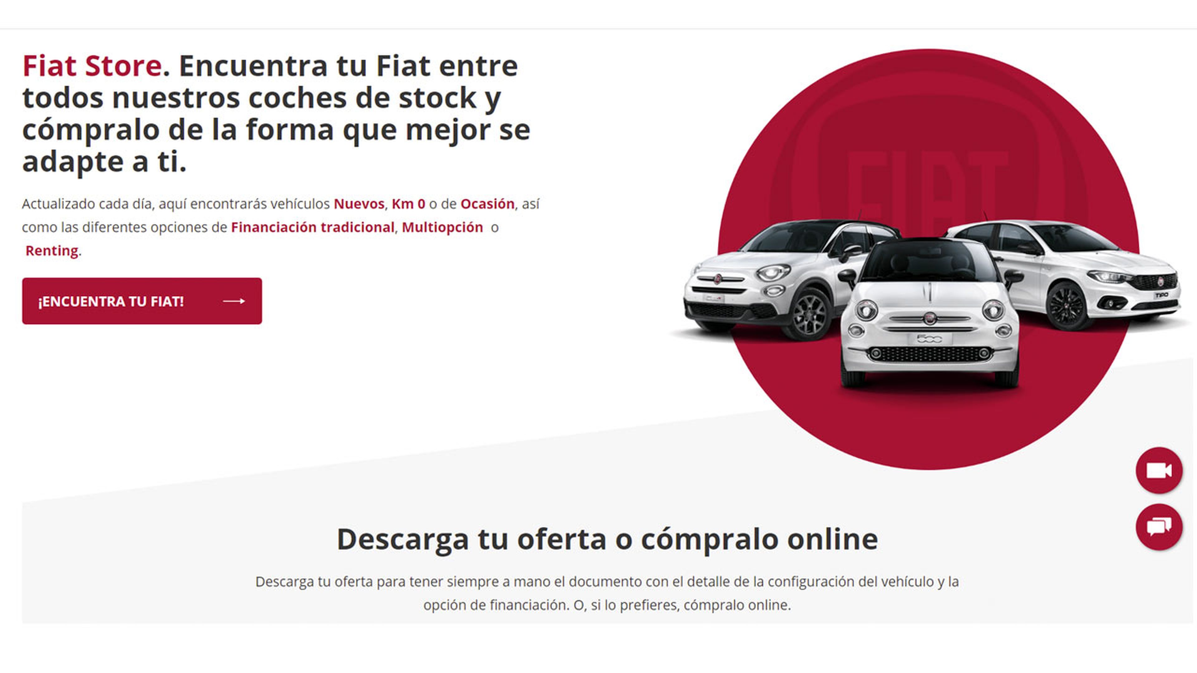 Fiat compra coche online