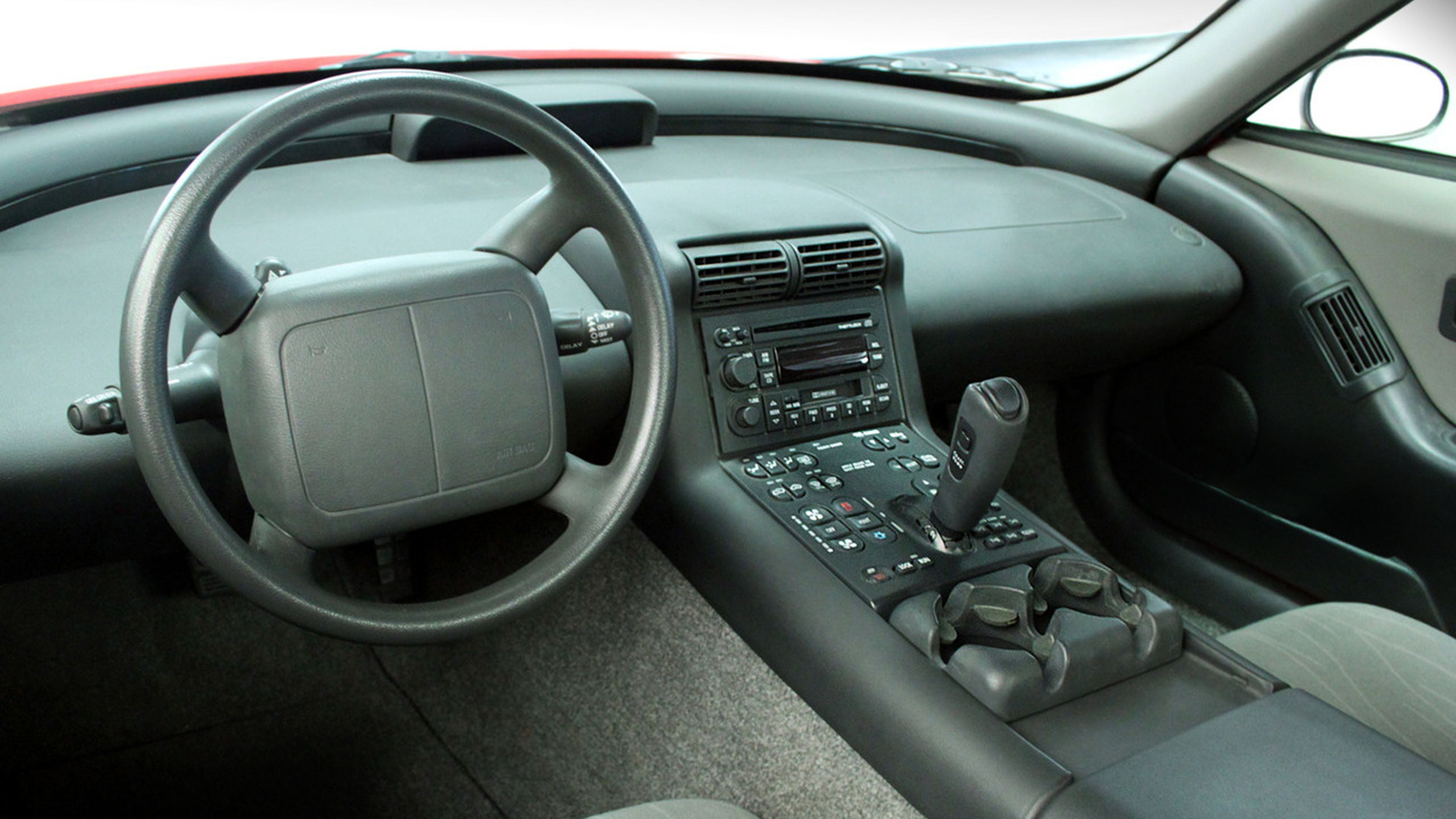 Interior del coche eléctrico EV1 de GM.