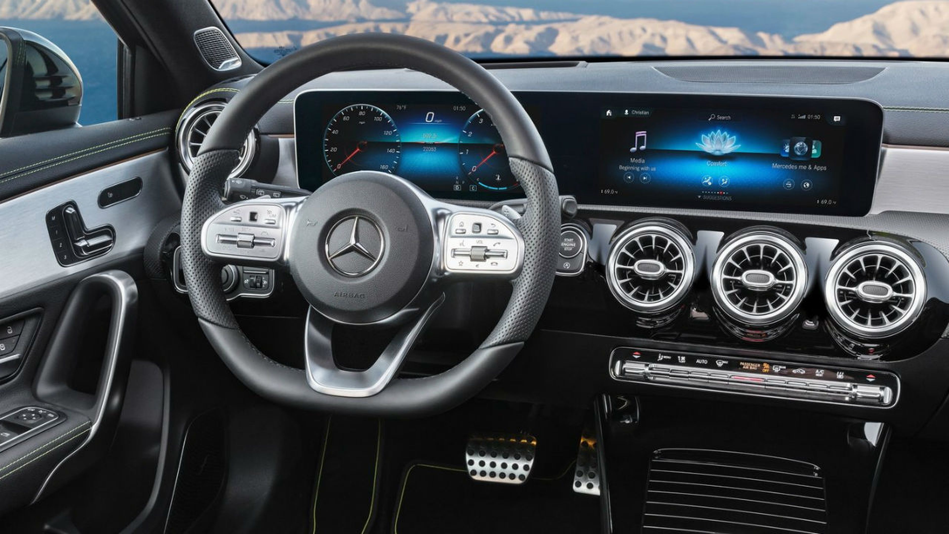 Así es el interior del Mercedes Clase A 2020.