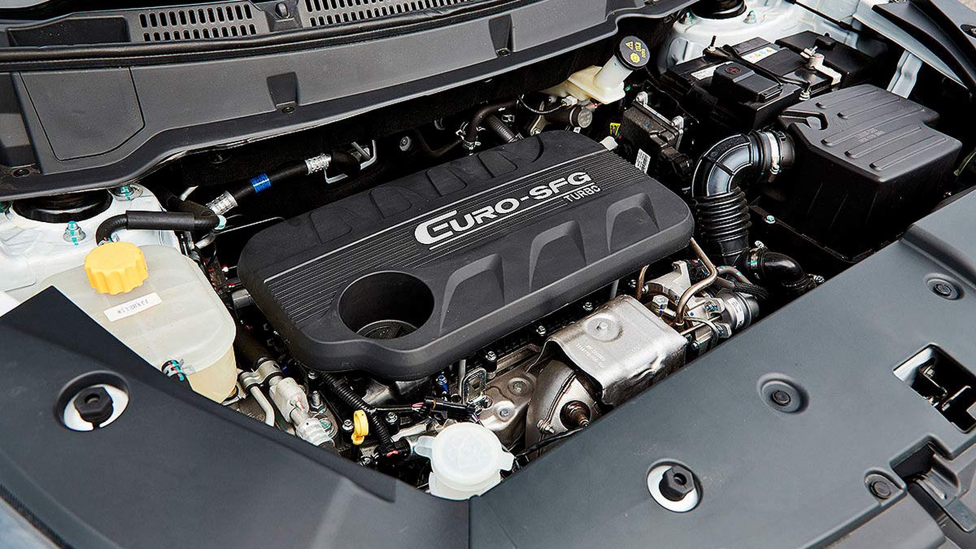 El motor gasolina turbo viene de Mitsubishi