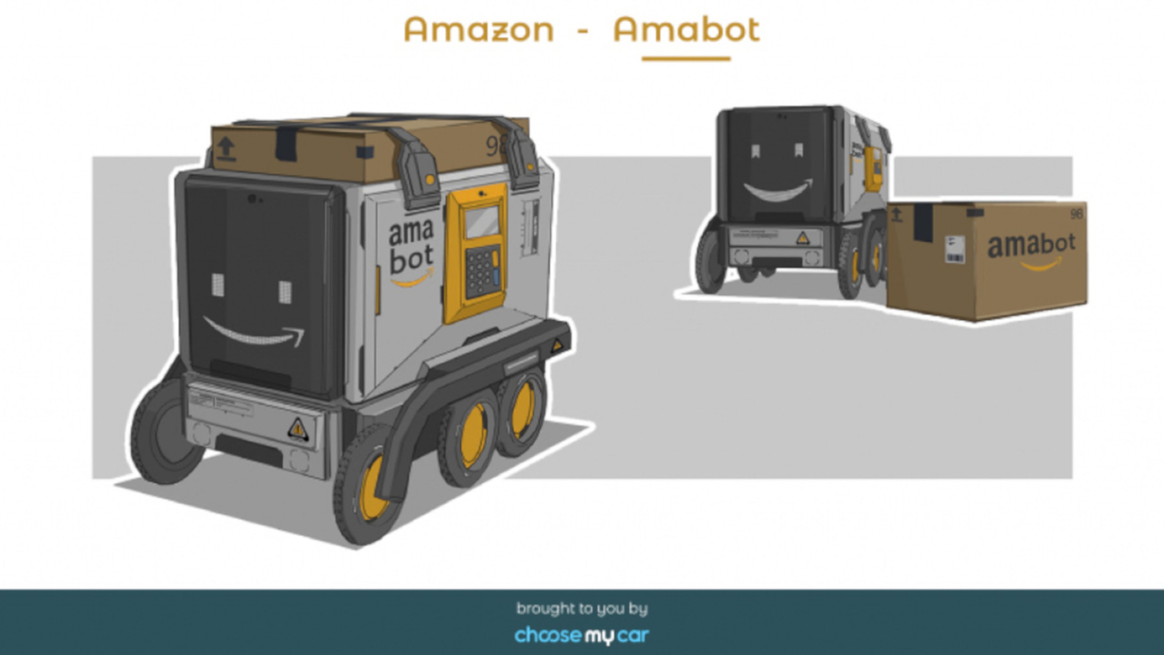 Amabot: el vehículo robotizado de Amazon.